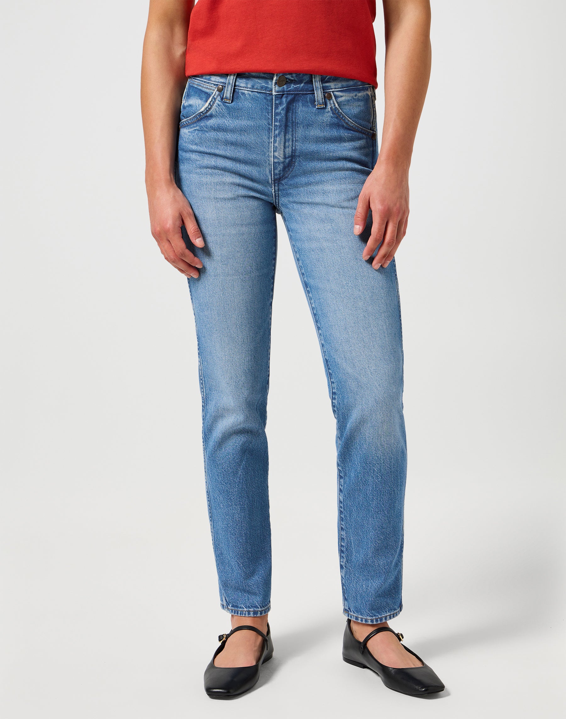 Piper in Ocean Blue Jeans Wrangler