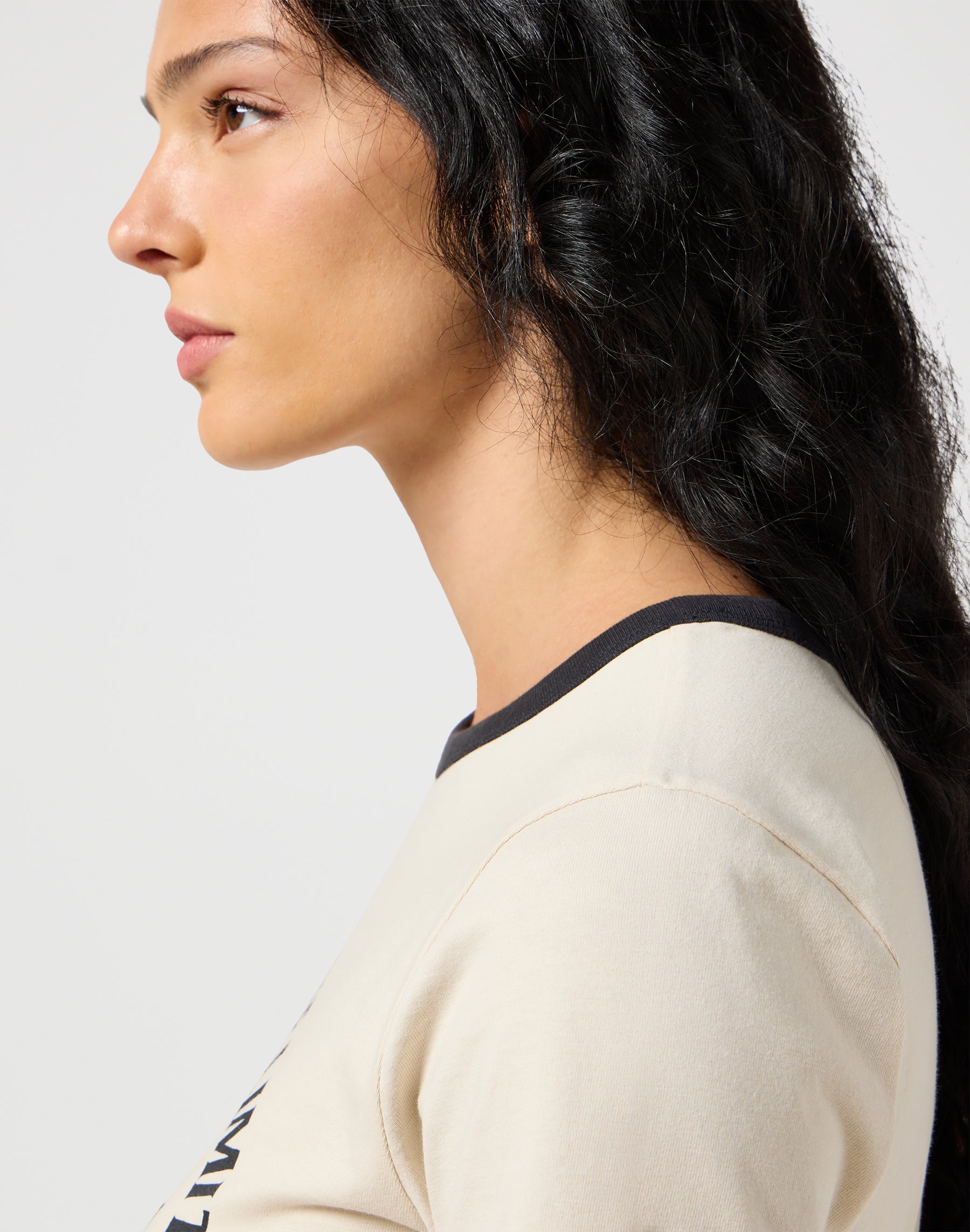 Ringer Tee in Vintage White T-Shirts Wrangler