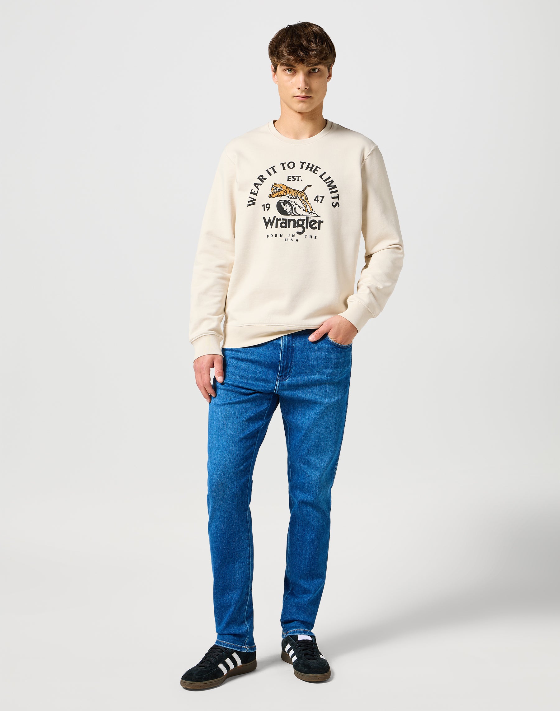 River in Sterling Jeans Wrangler