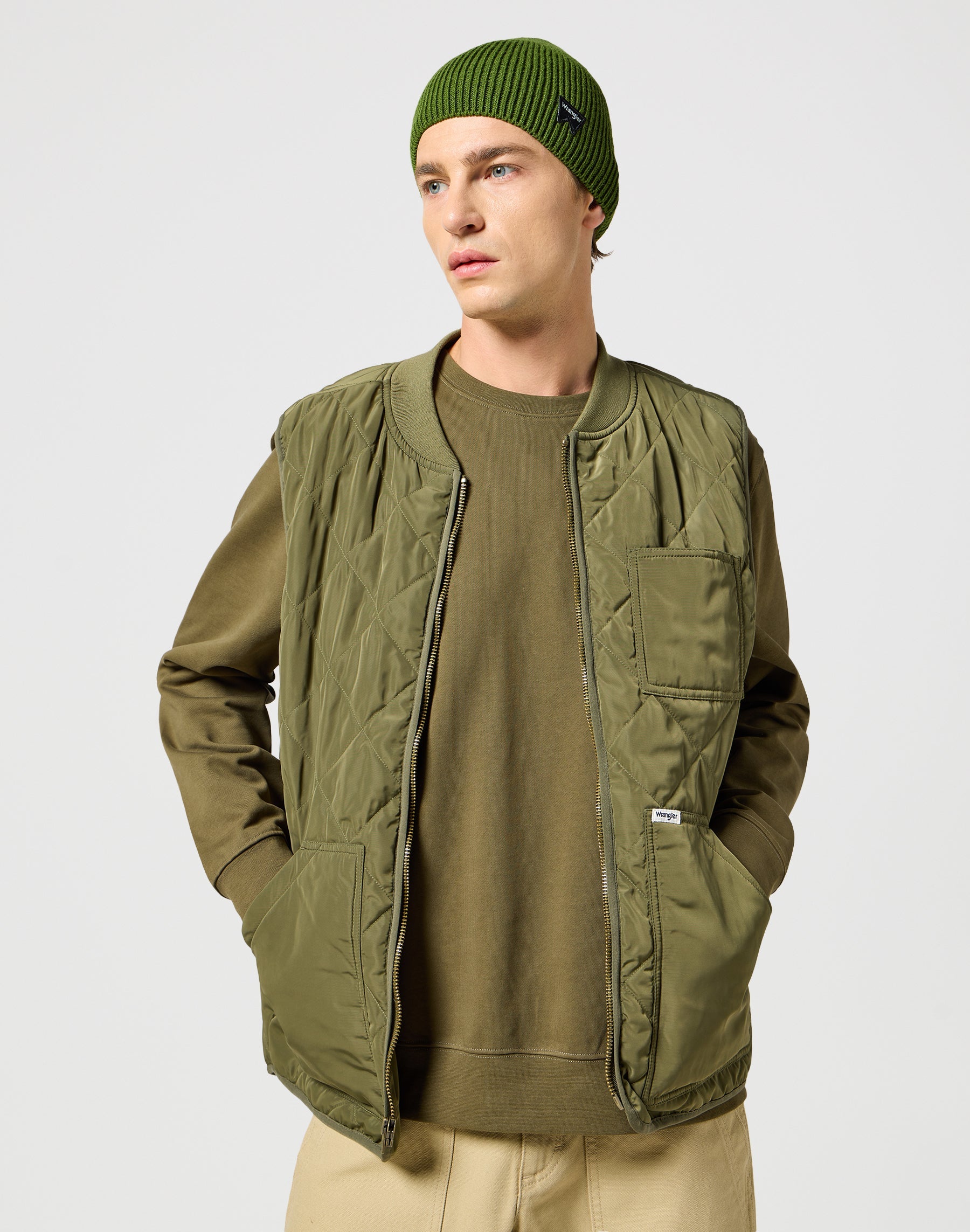 Easy Beanie in Green Mützen Wrangler