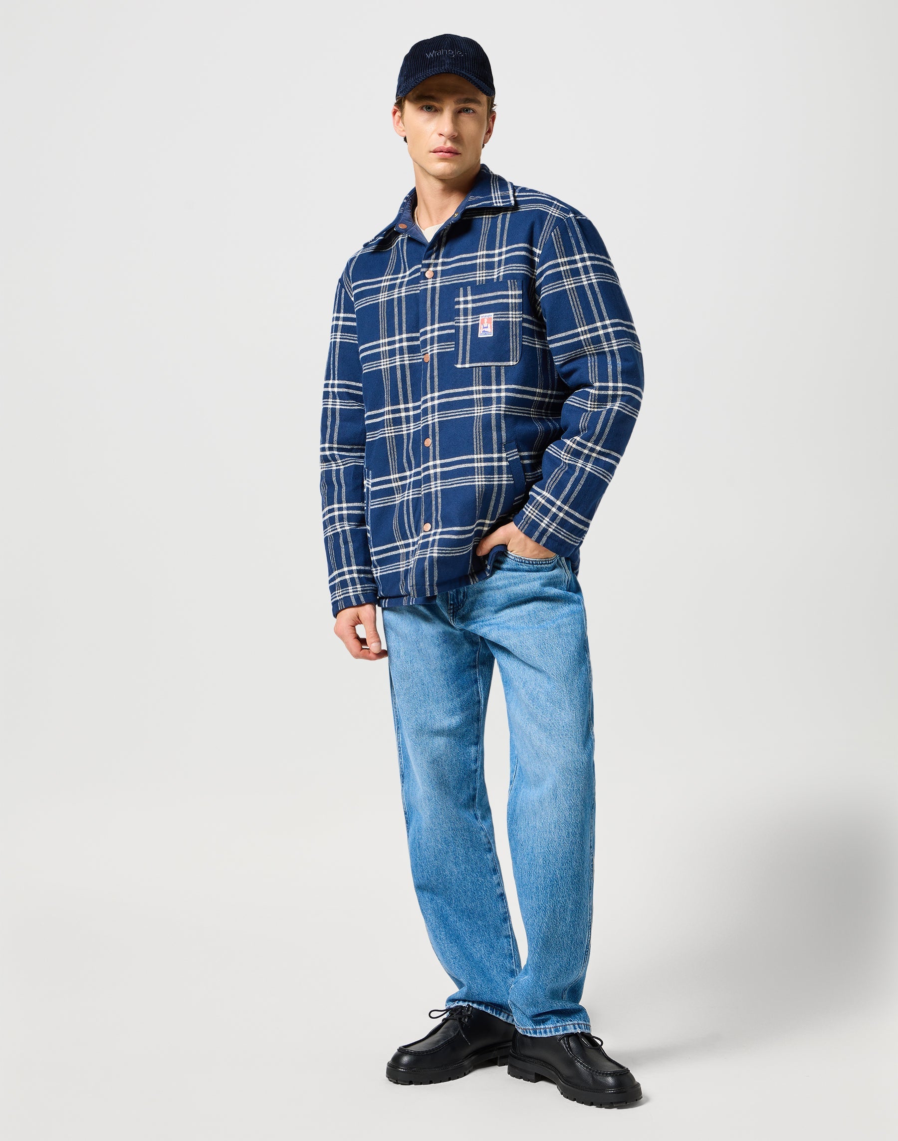 Corduroy Cap in Navy Caps Wrangler