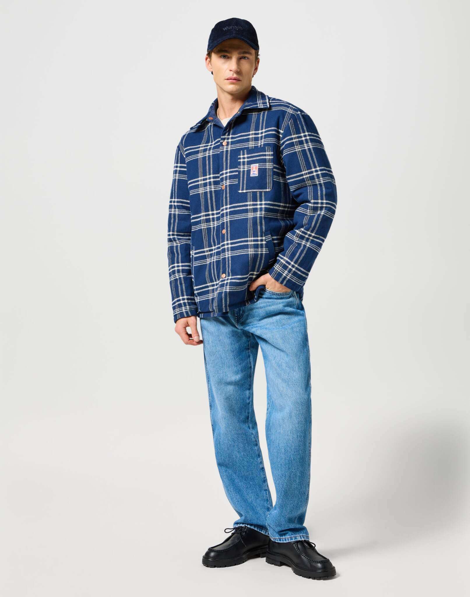 Corduroy Cap in Navy Caps Wrangler