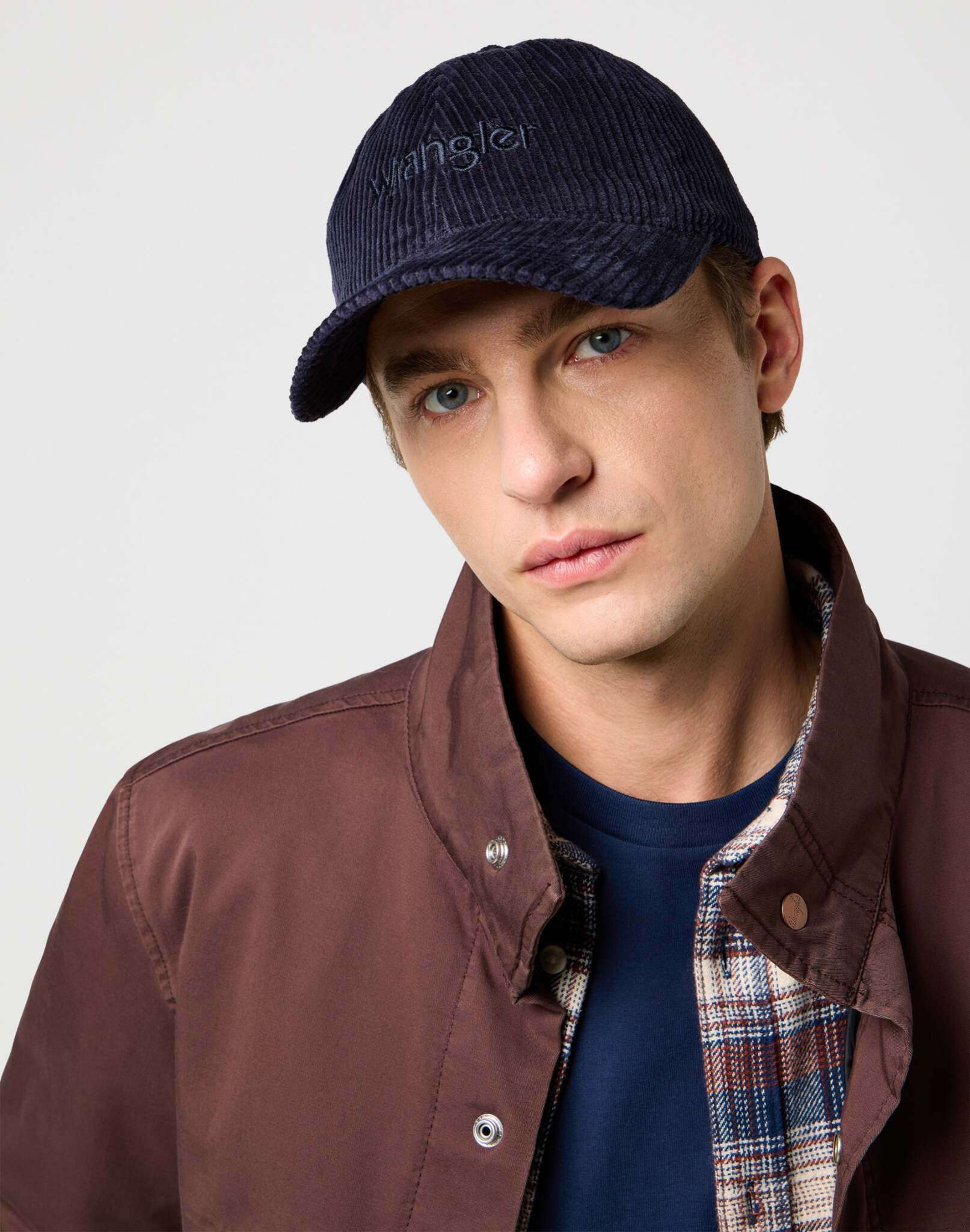 Corduroy Cap in Navy Caps Wrangler