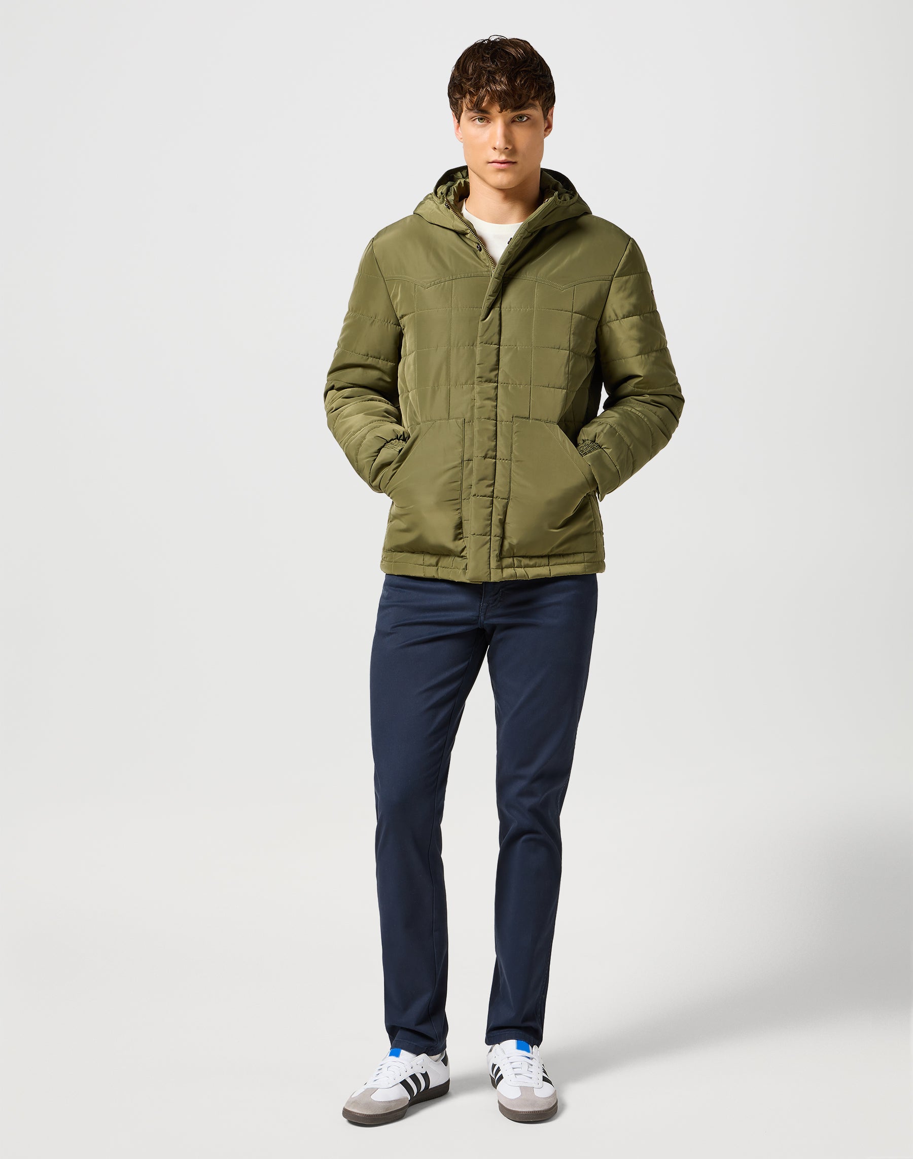 Transitional Puffer in Ivy Green Jacken Wrangler