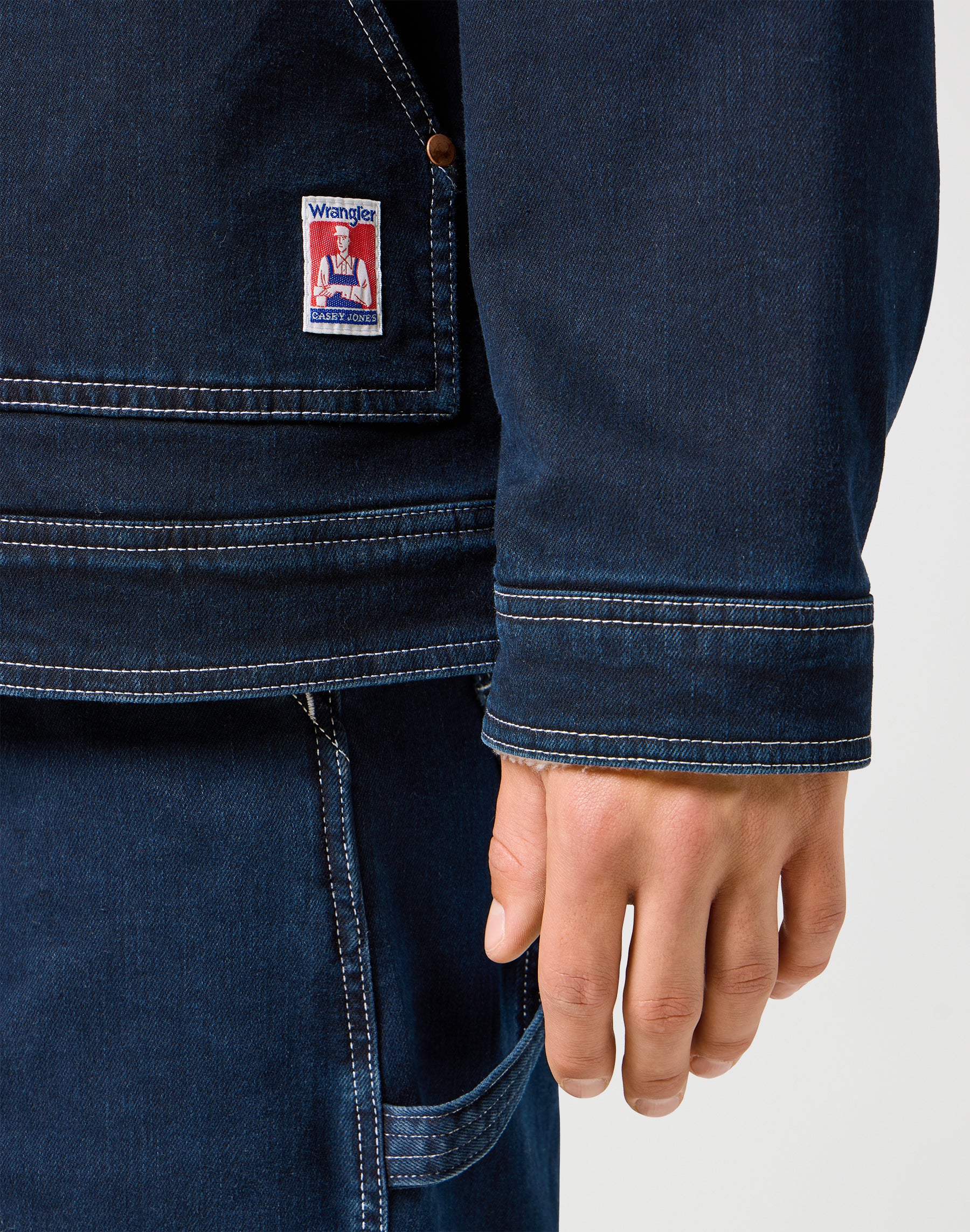 Casey Sherpa Jacket in Midnight Jacken Wrangler