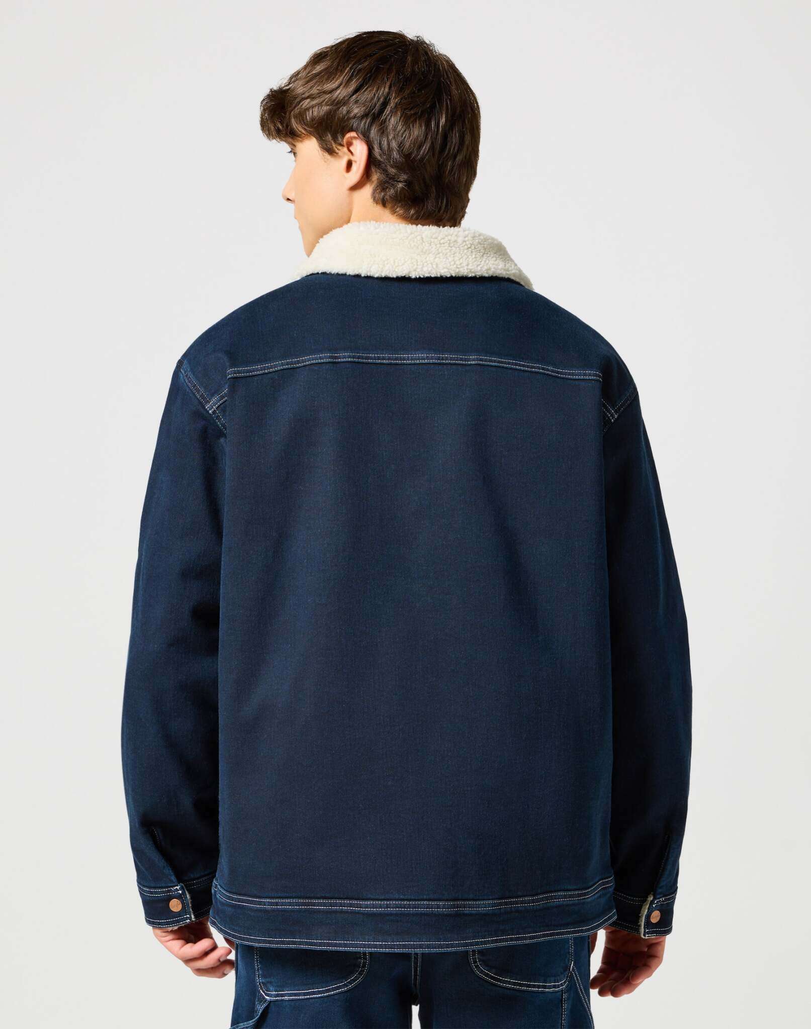 Casey Sherpa Jacket in Midnight Jacken Wrangler