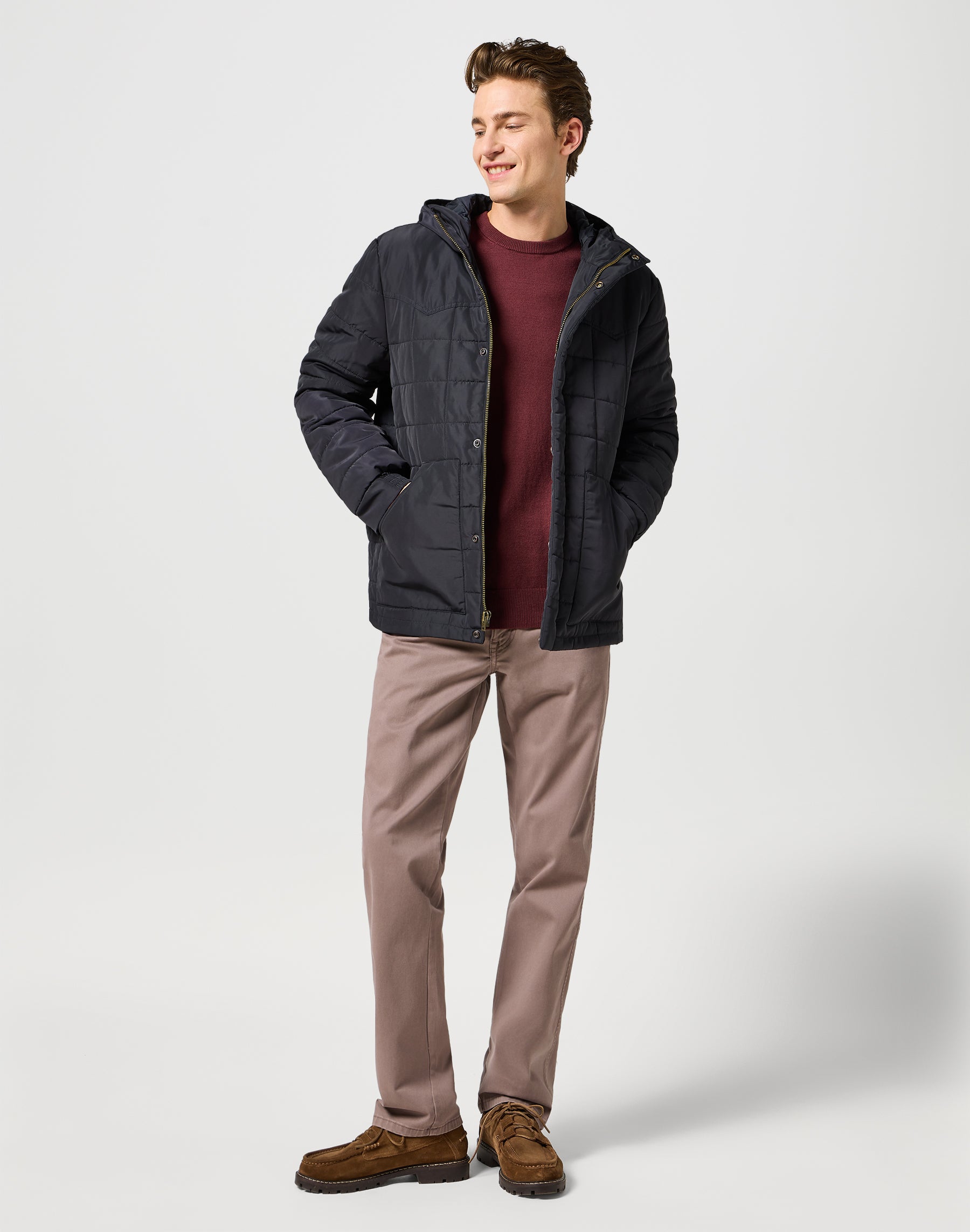 Transitional Puffer in Black Jacken Wrangler