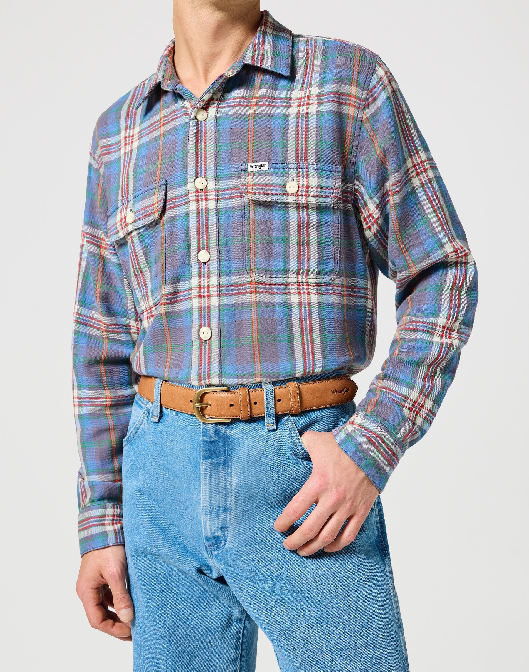 Bombato Belt in Dark Cognac Gürtel Wrangler