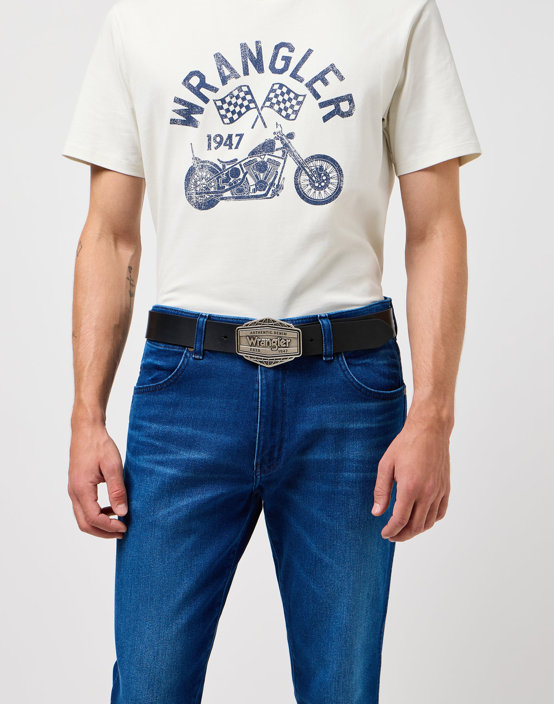 Big Buckle Belt in Black Gürtel Wrangler