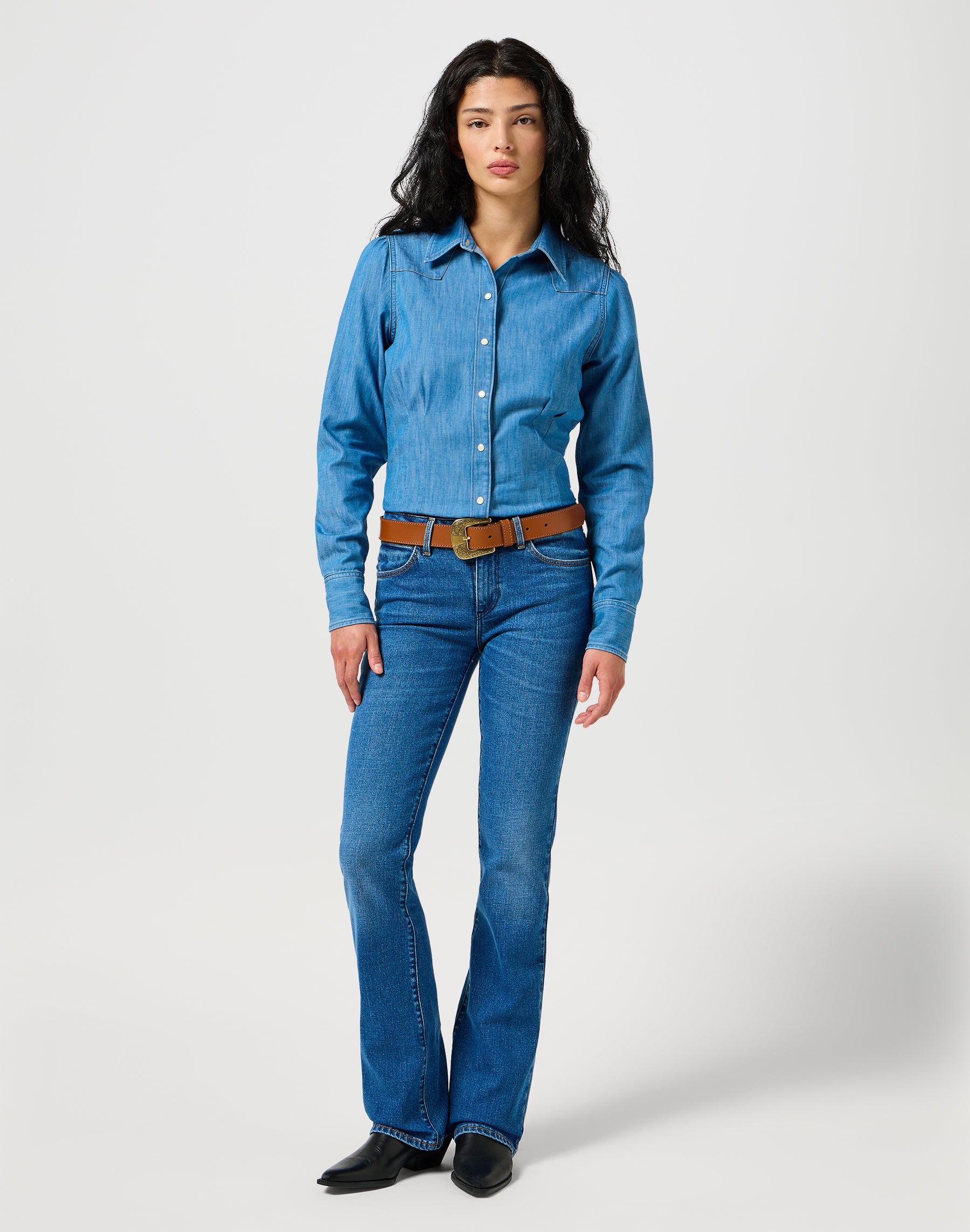 Big Buckle Belt in Cognac Gürtel Wrangler