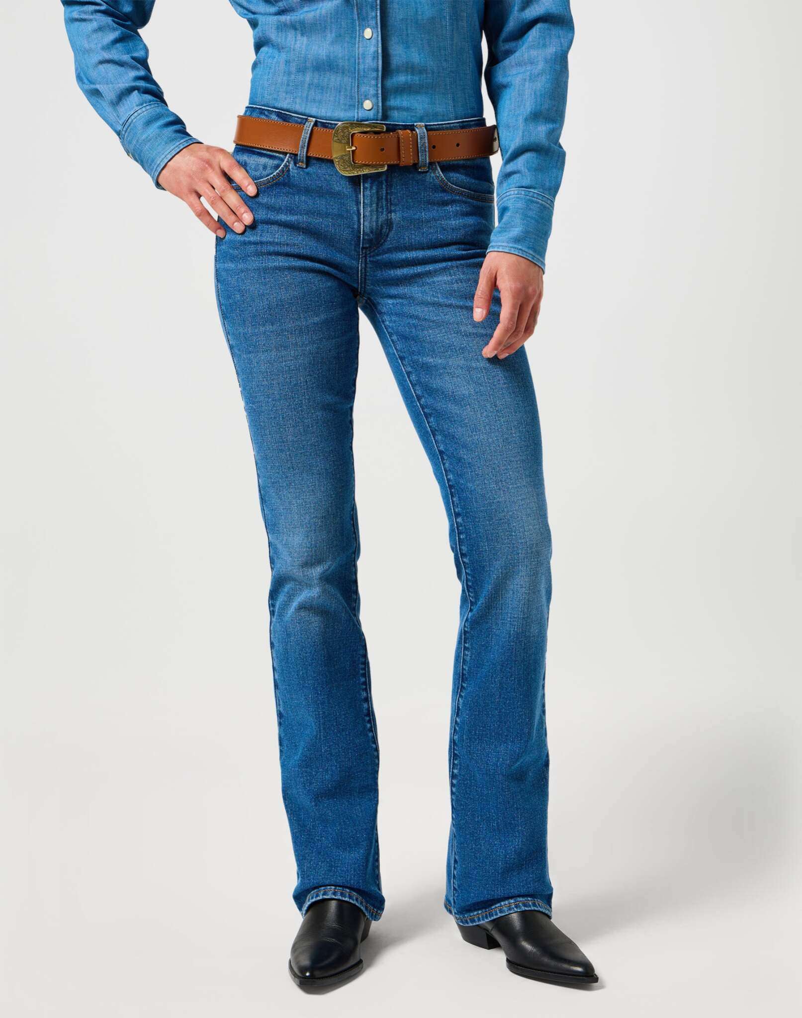 Big Buckle Belt in Cognac Gürtel Wrangler