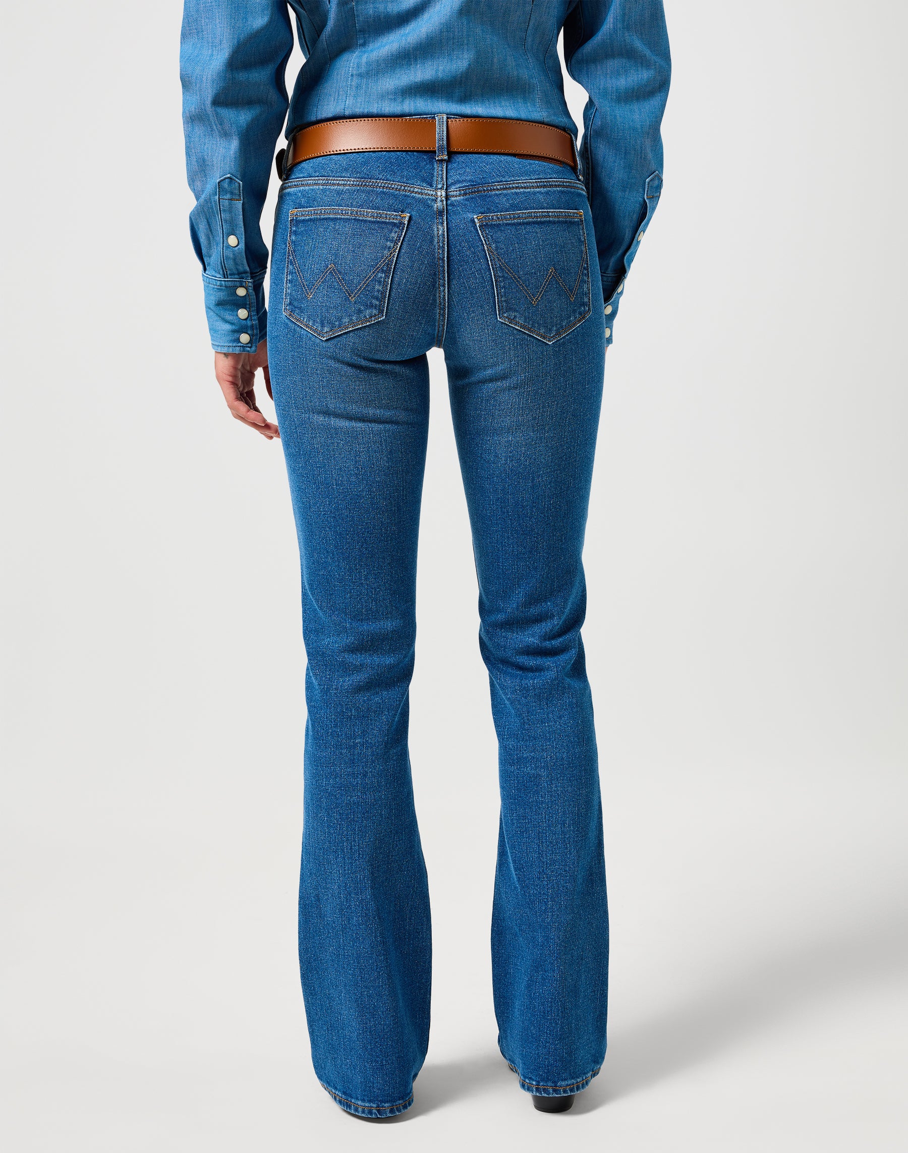 Big Buckle Belt in Cognac Gürtel Wrangler