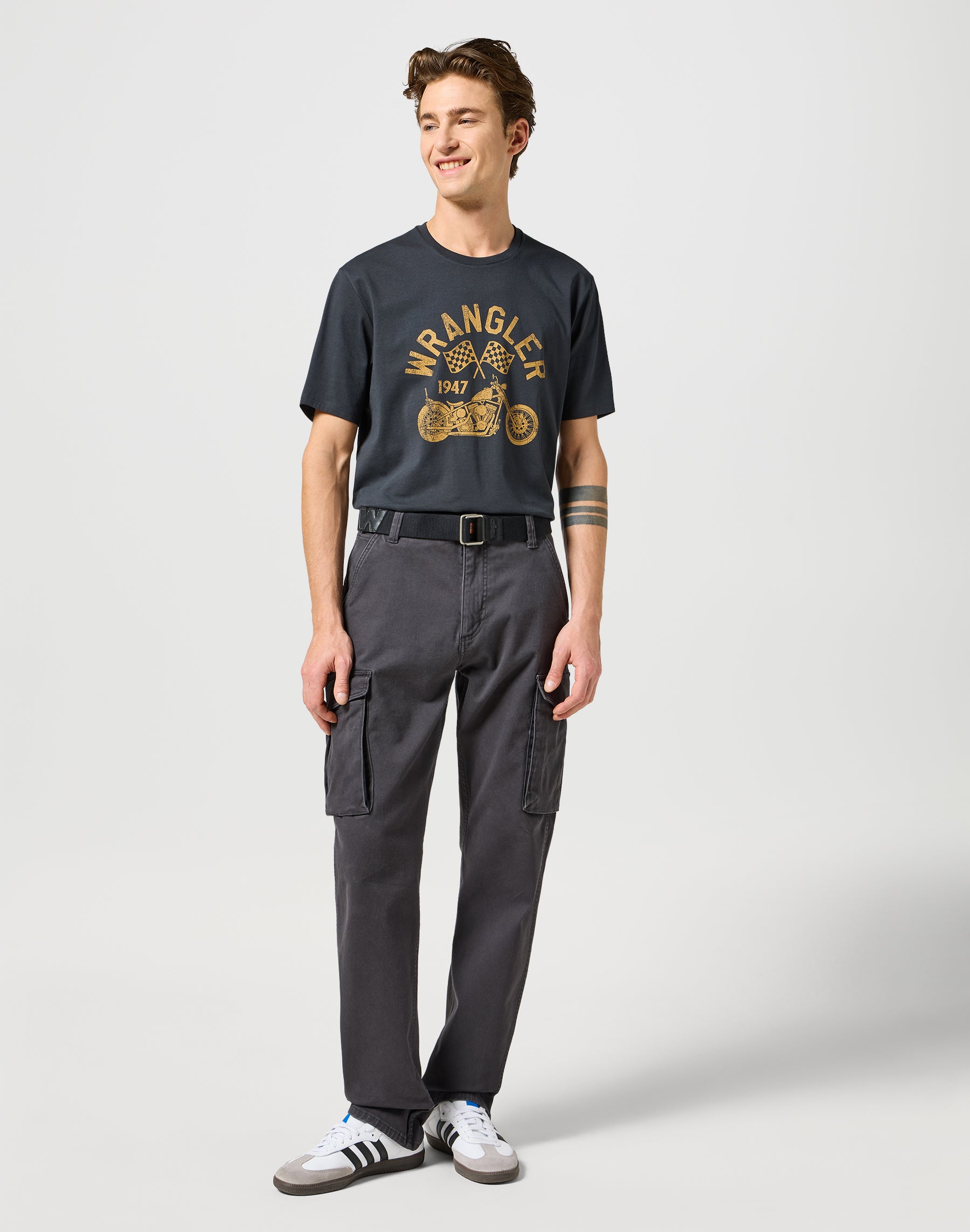 Webbing Belt in Black Gürtel Wrangler