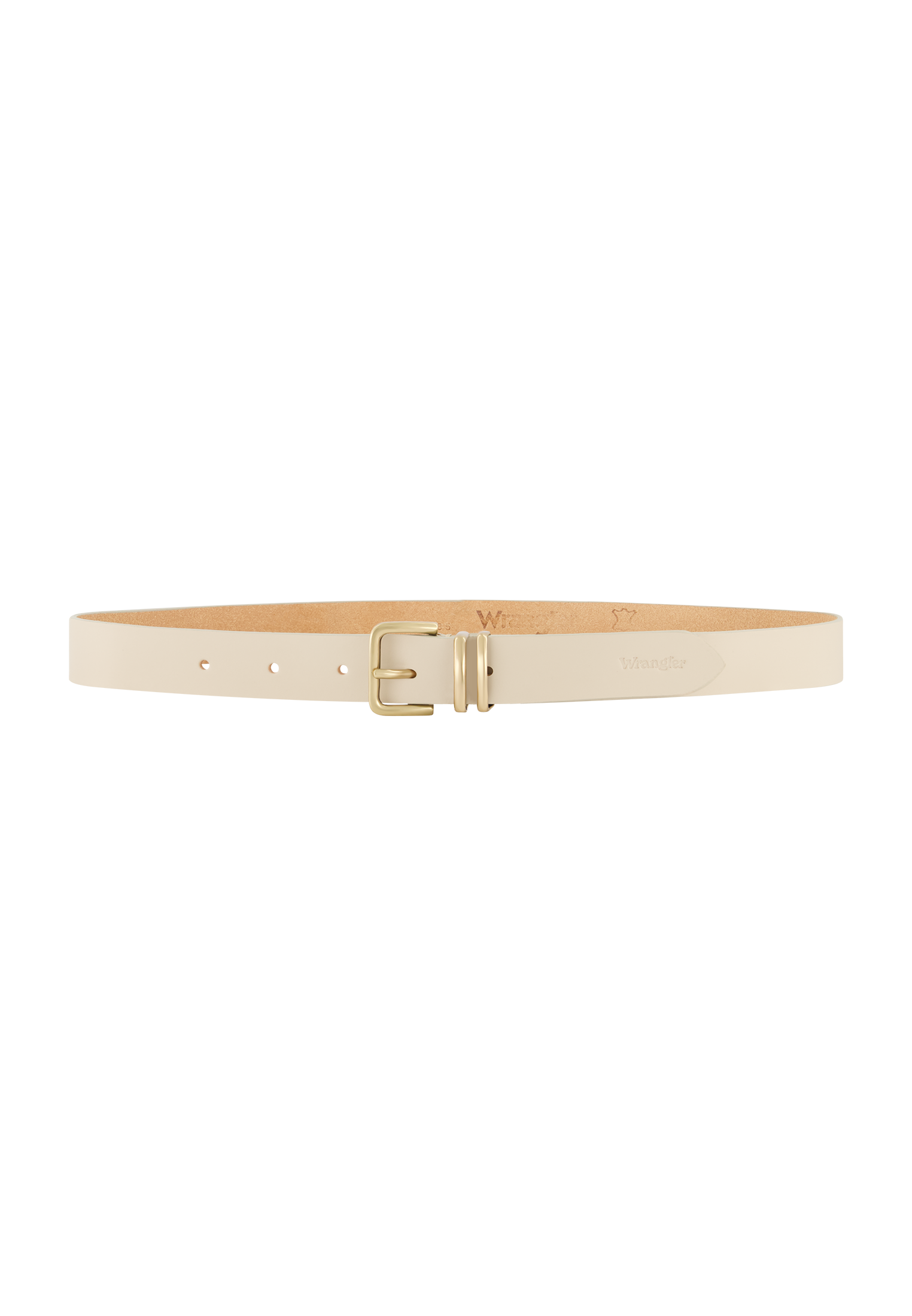 Double Up Belt in Cream Gürtel Wrangler