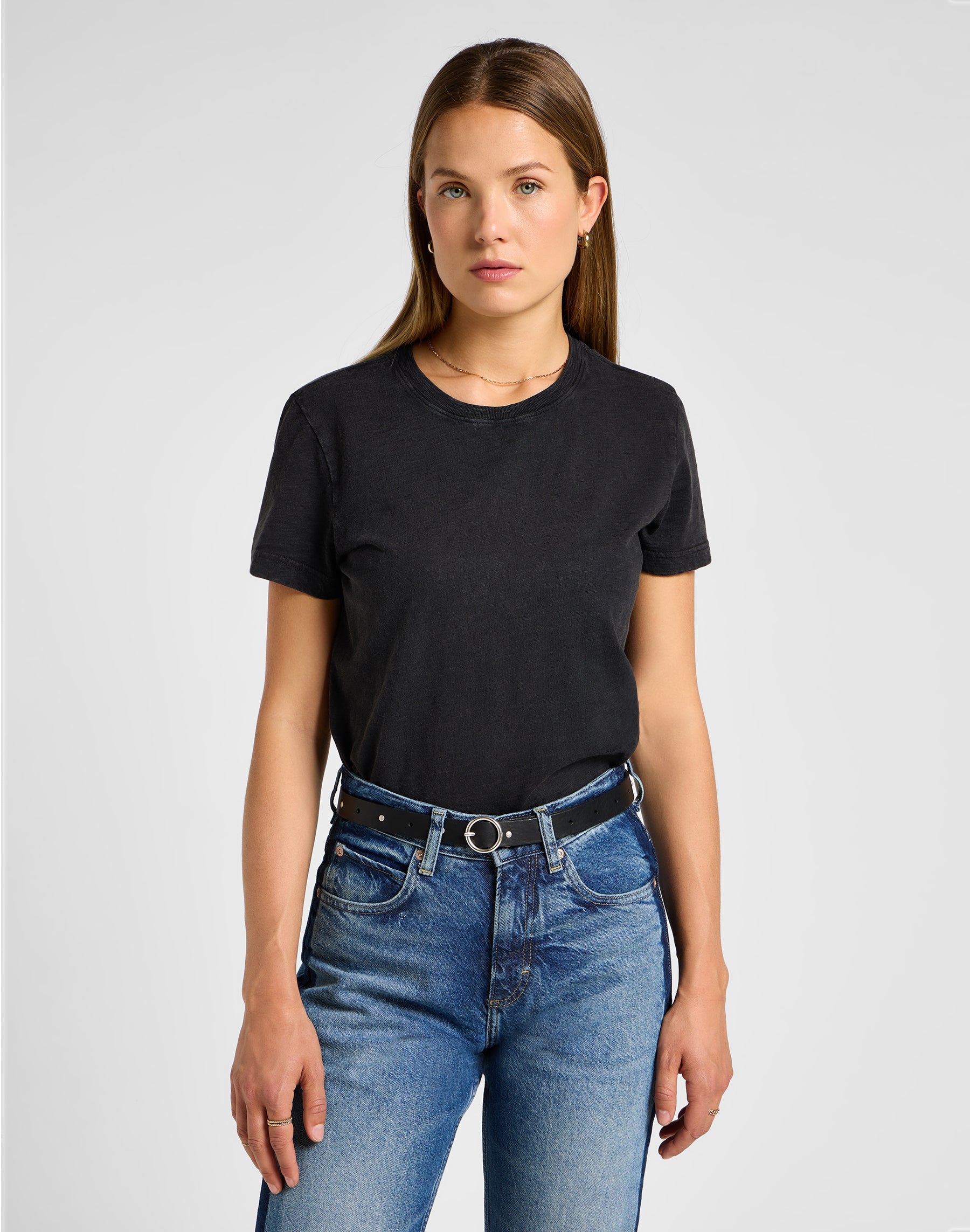 Studded Belt in Black Gürtel Lee