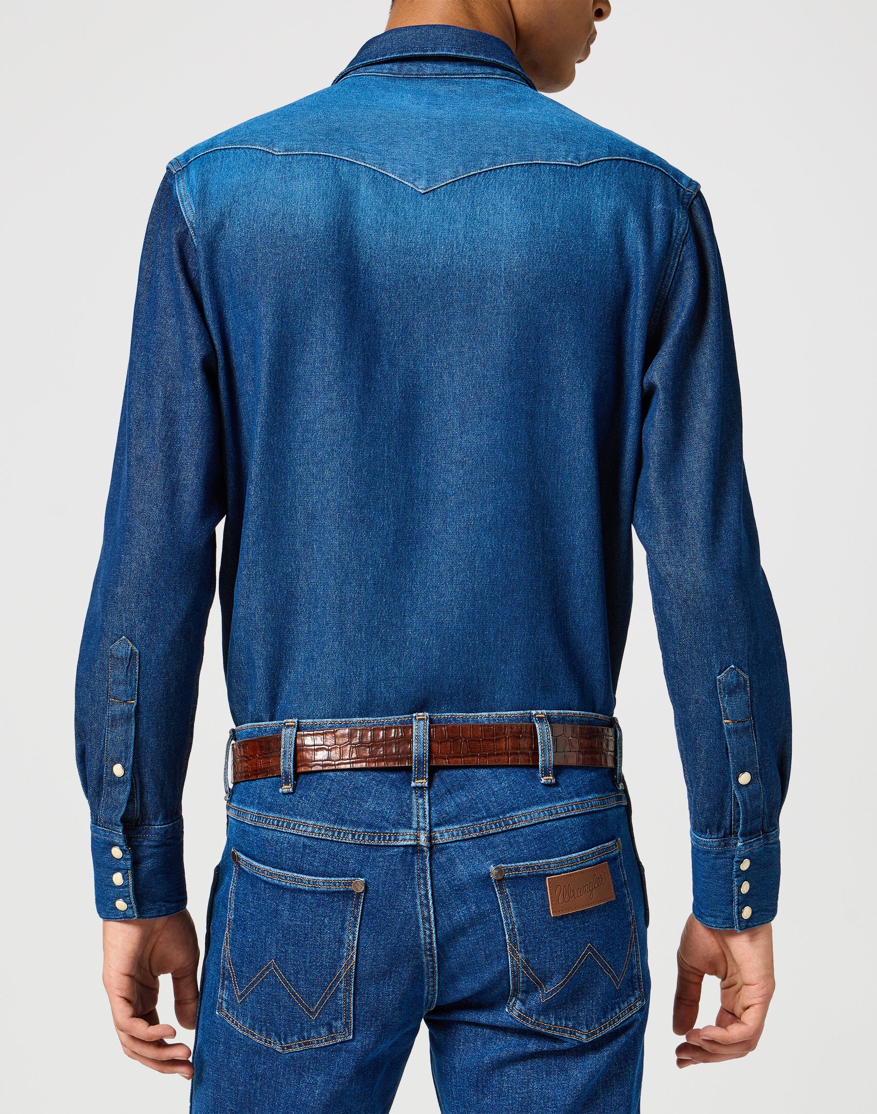 Easy Belt in Embossed Alligator Gürtel Wrangler