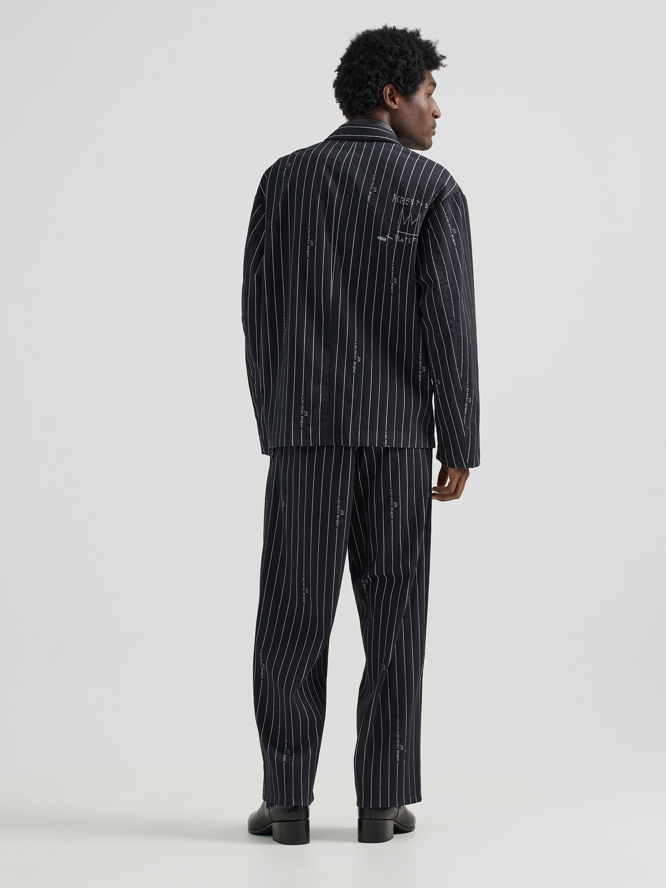 JMB Striped Pant in Black Hosen Lee   