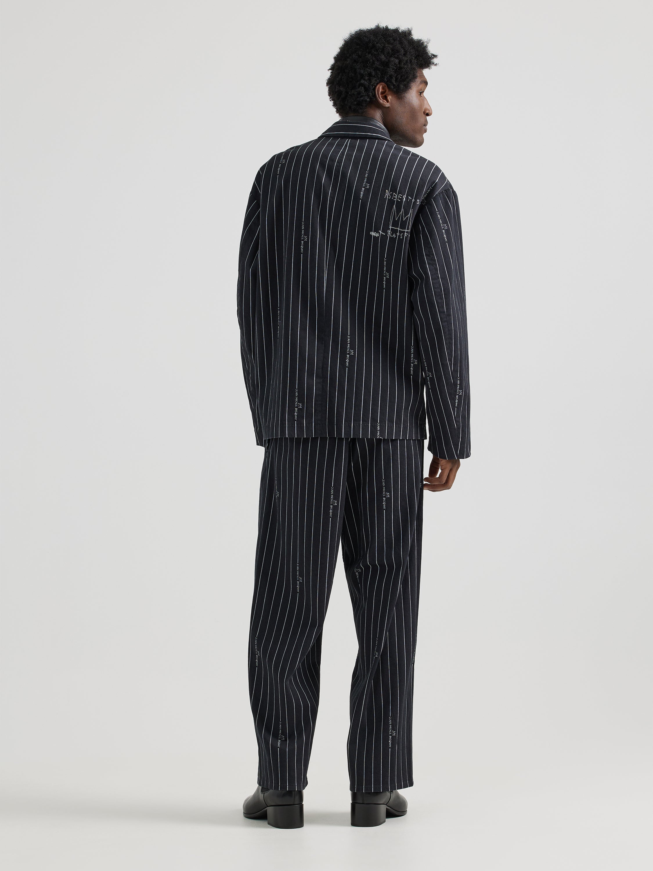 JMB Striped Pant in Black Hosen Lee