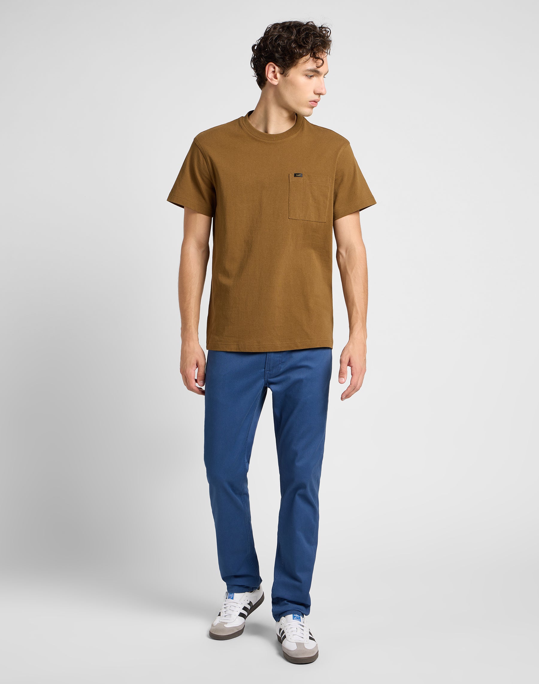 Daren Zip Fly in Navy Blue Hosen Lee