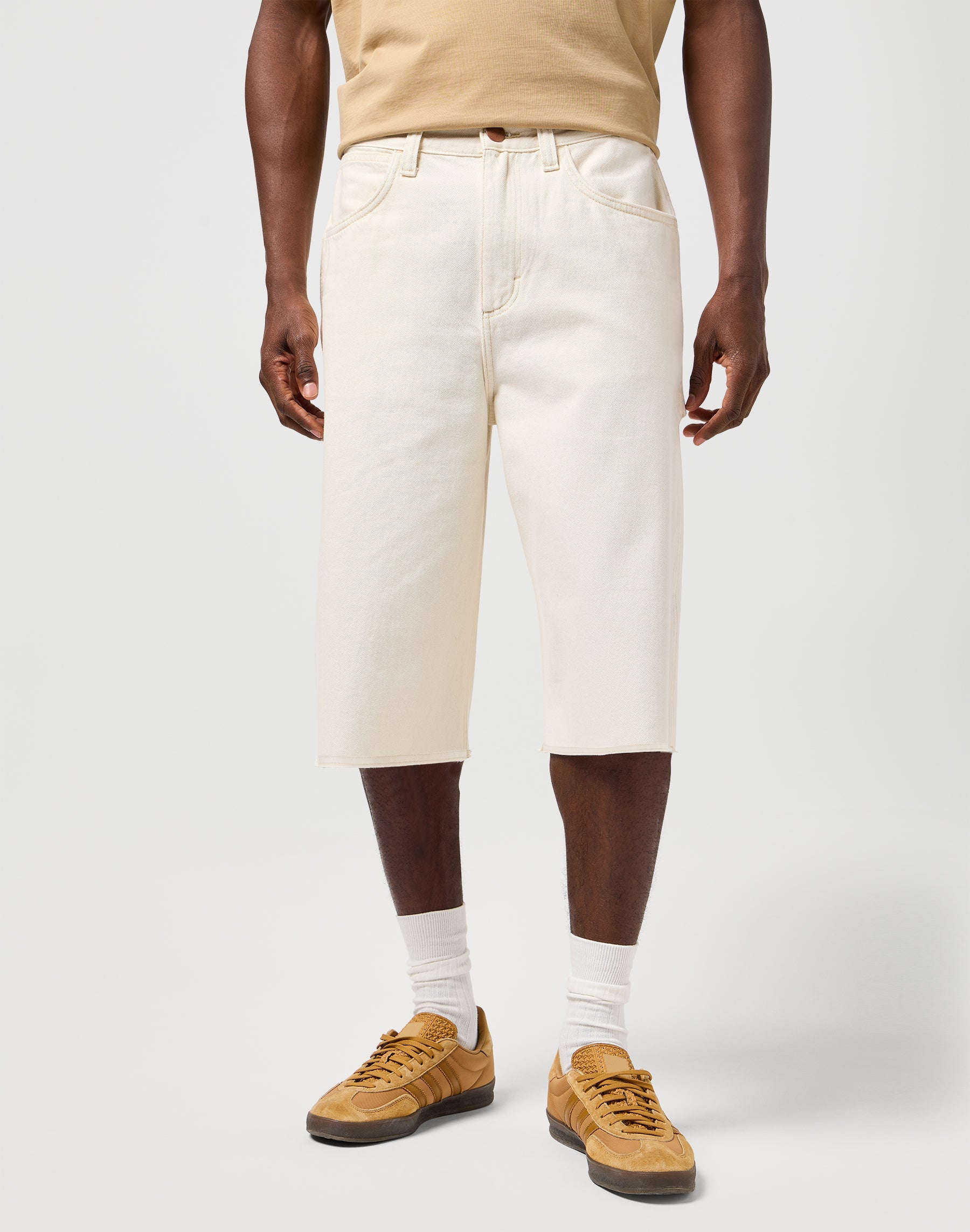 Cj Skater Shorts in Ecru Shorts Wrangler