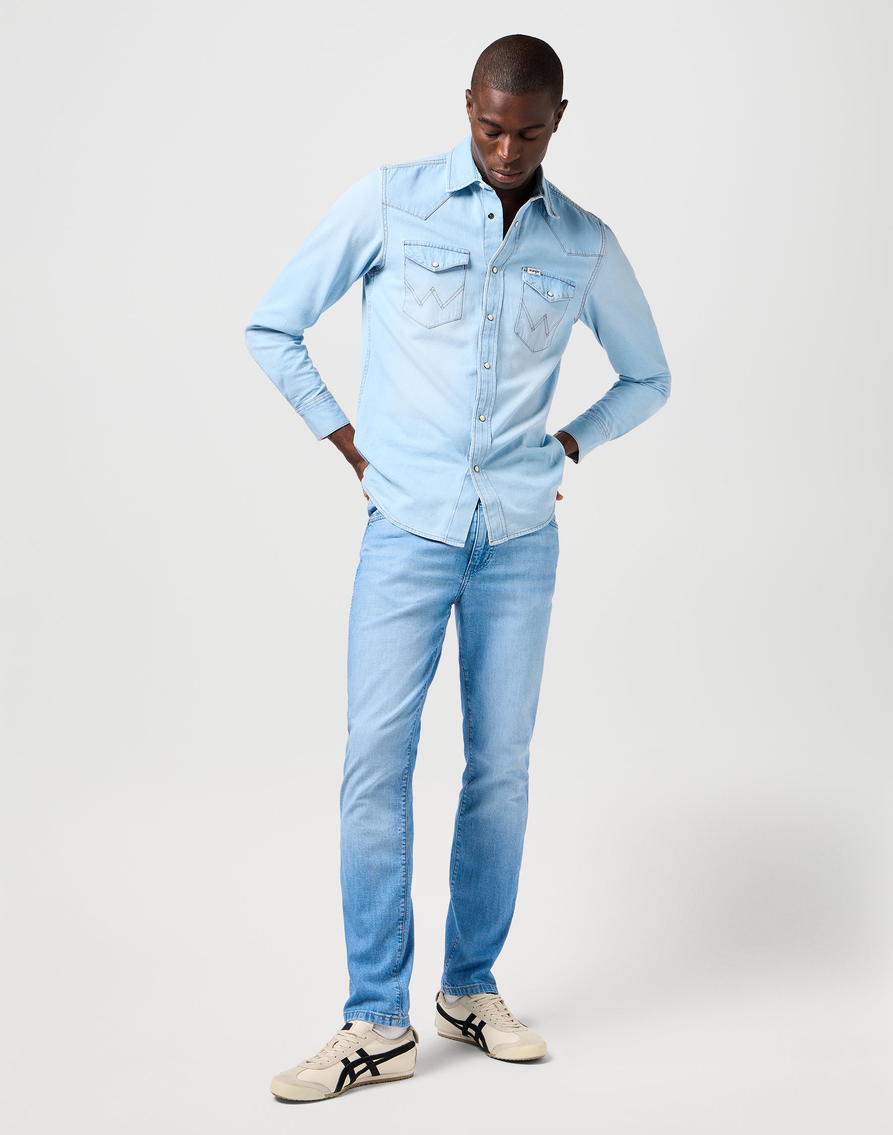 Larston in Slate Shade Jeans Wrangler