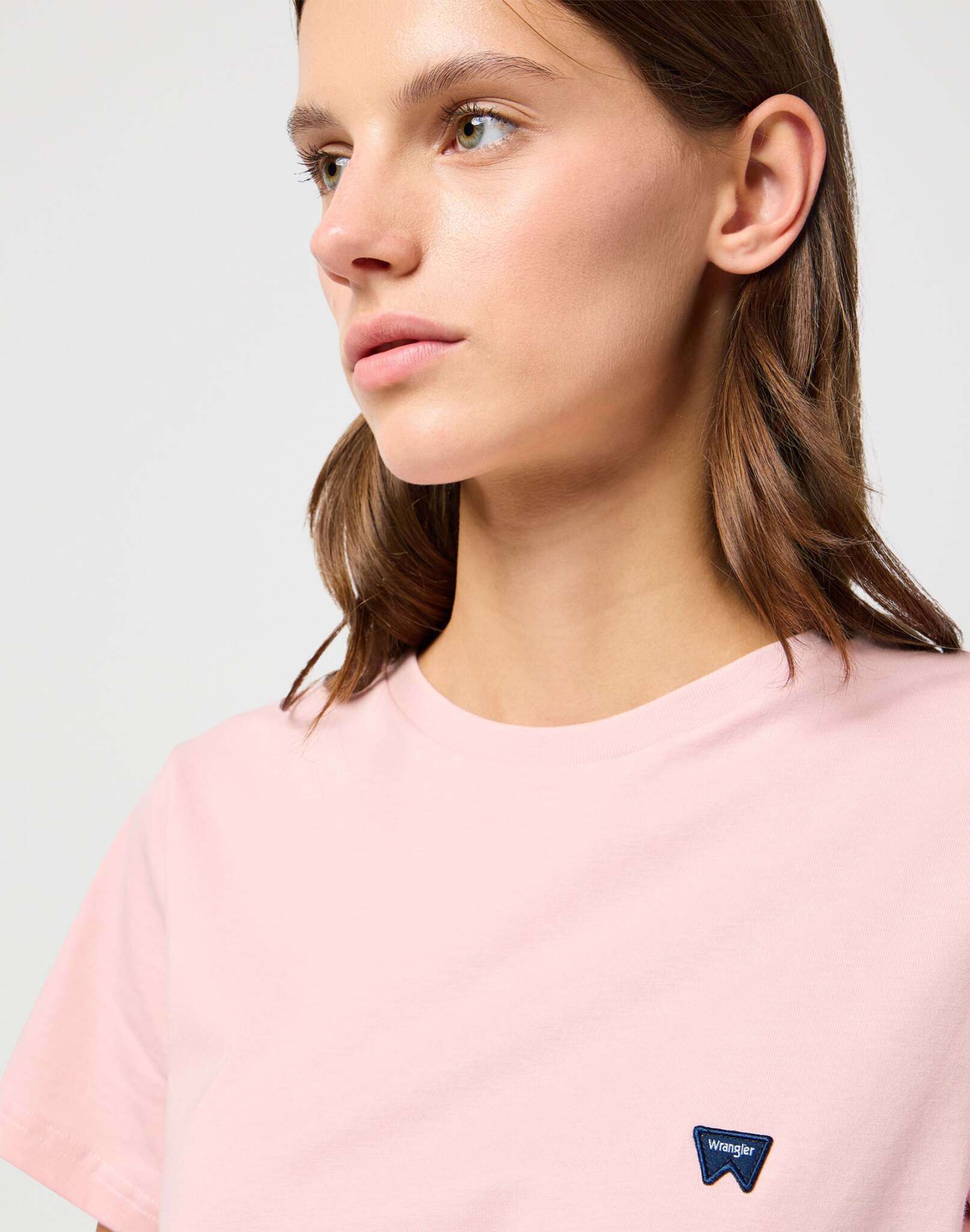 Regular Tee in Silver Pink T-Shirts Wrangler