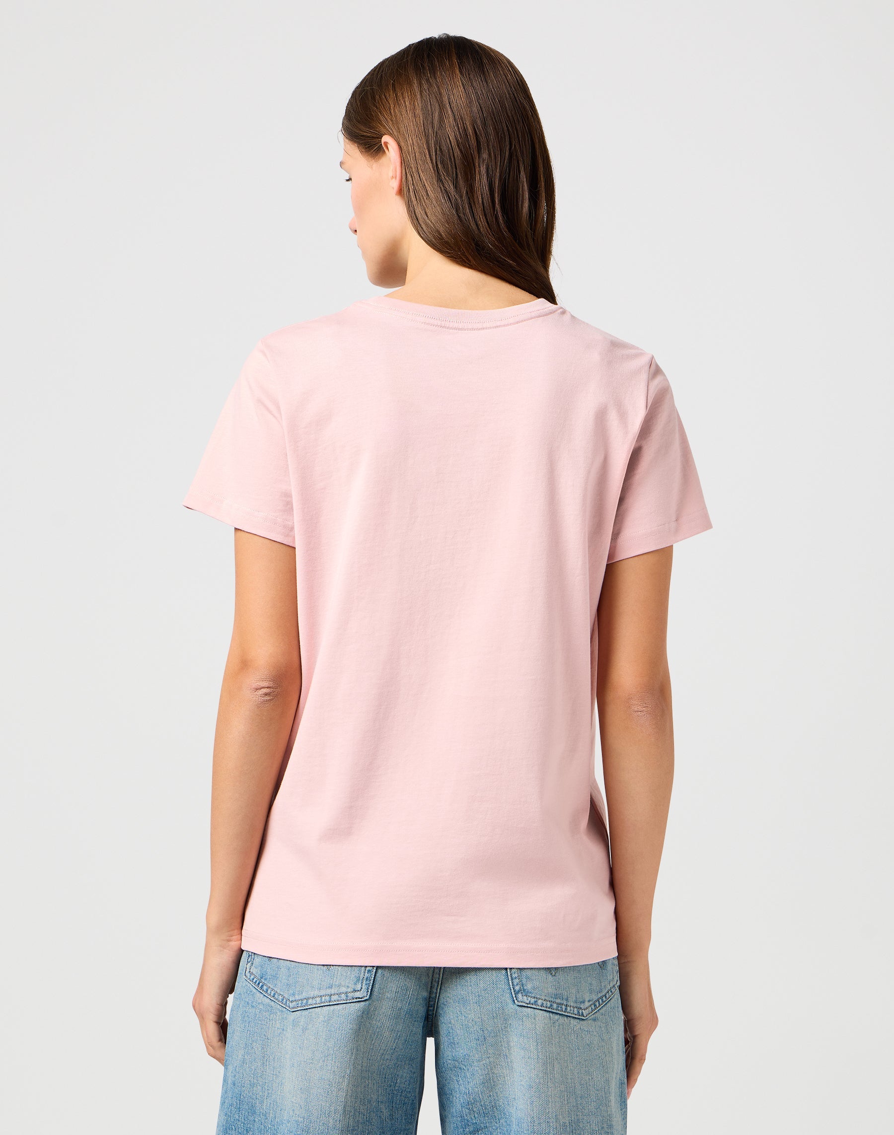 Regular Tee in Silver Pink T-Shirts Wrangler