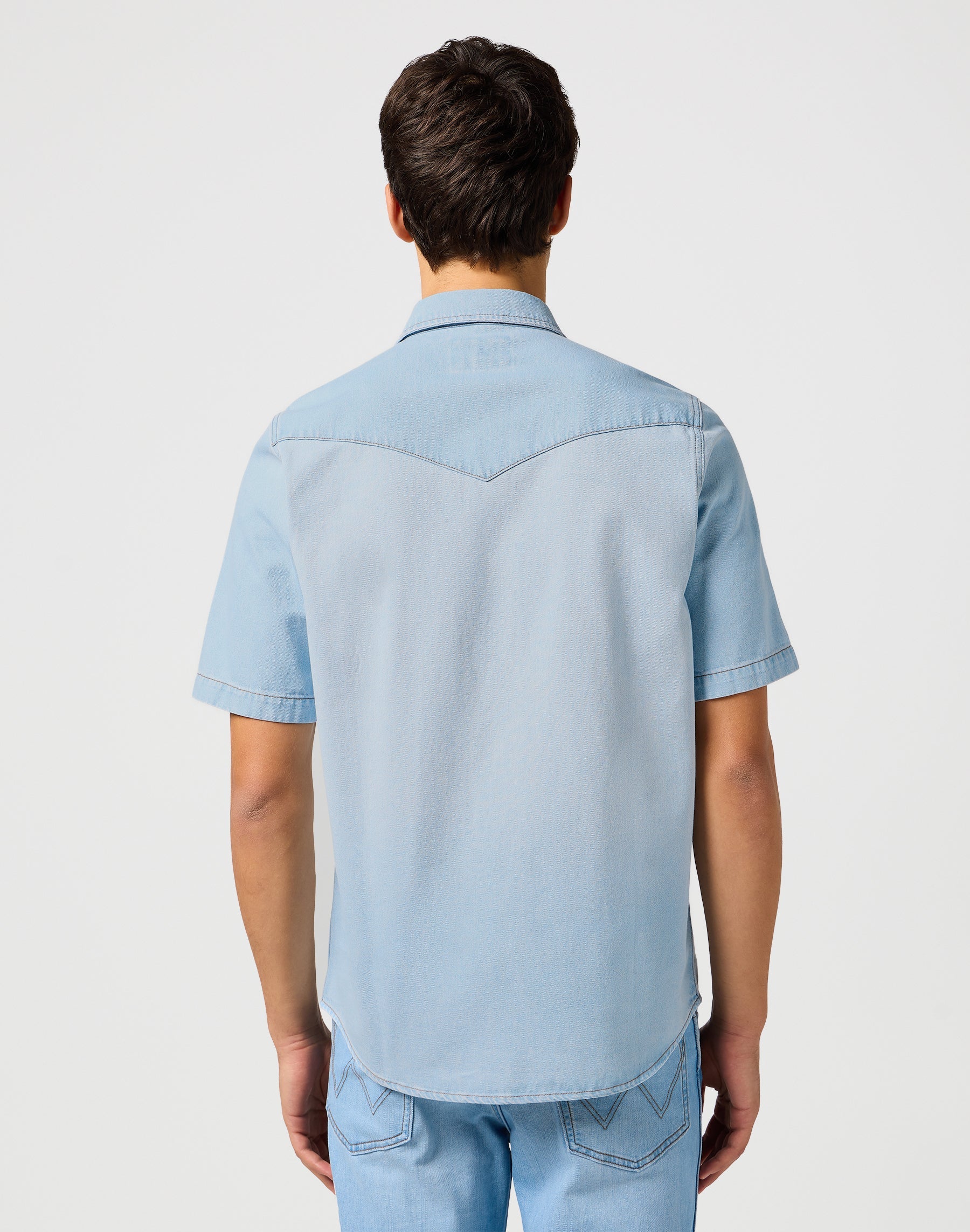 Ss Western Shirt in Authentic Tint Hemden Wrangler