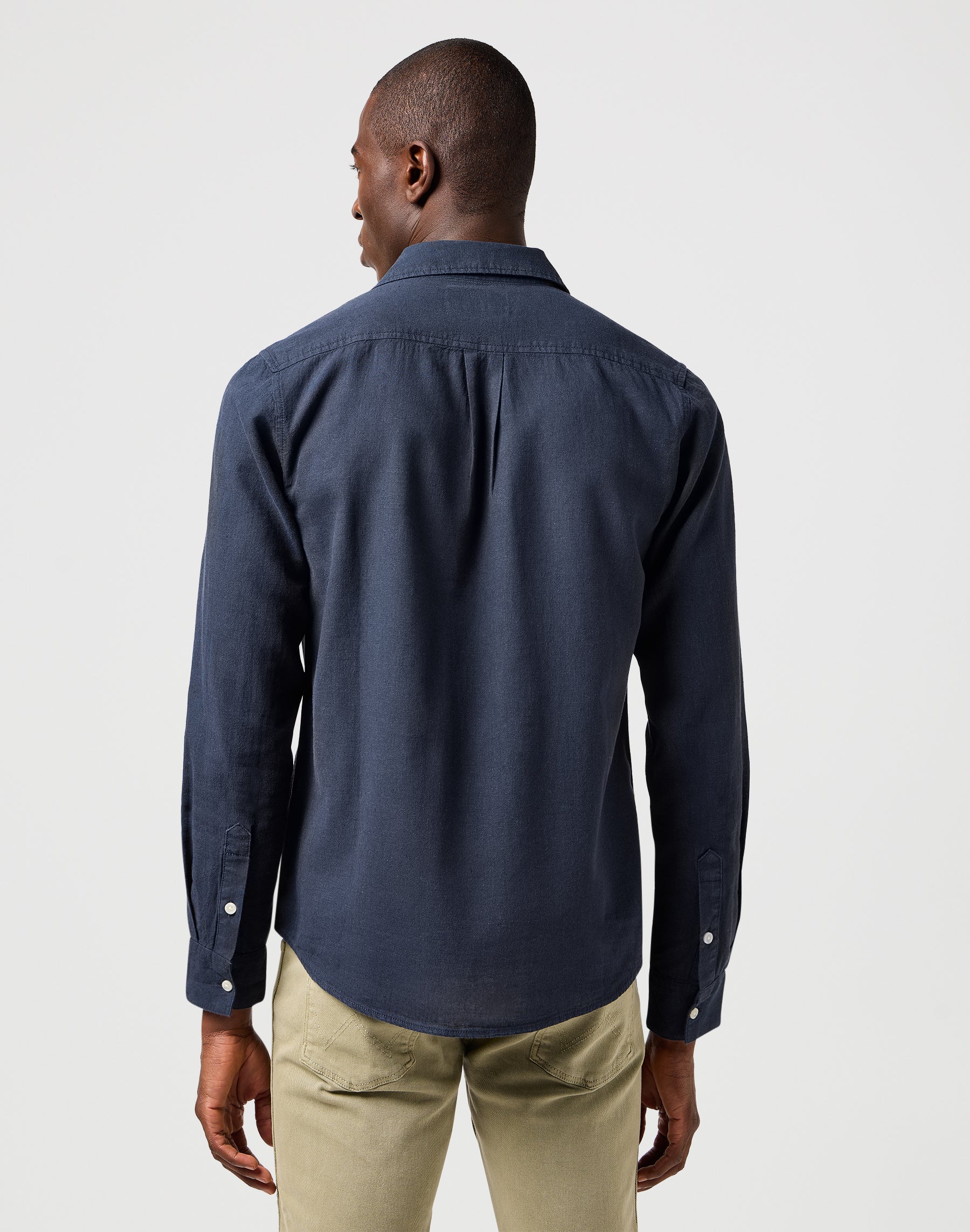 1 Pkt Shirt in Dark Navy Hemden Wrangler