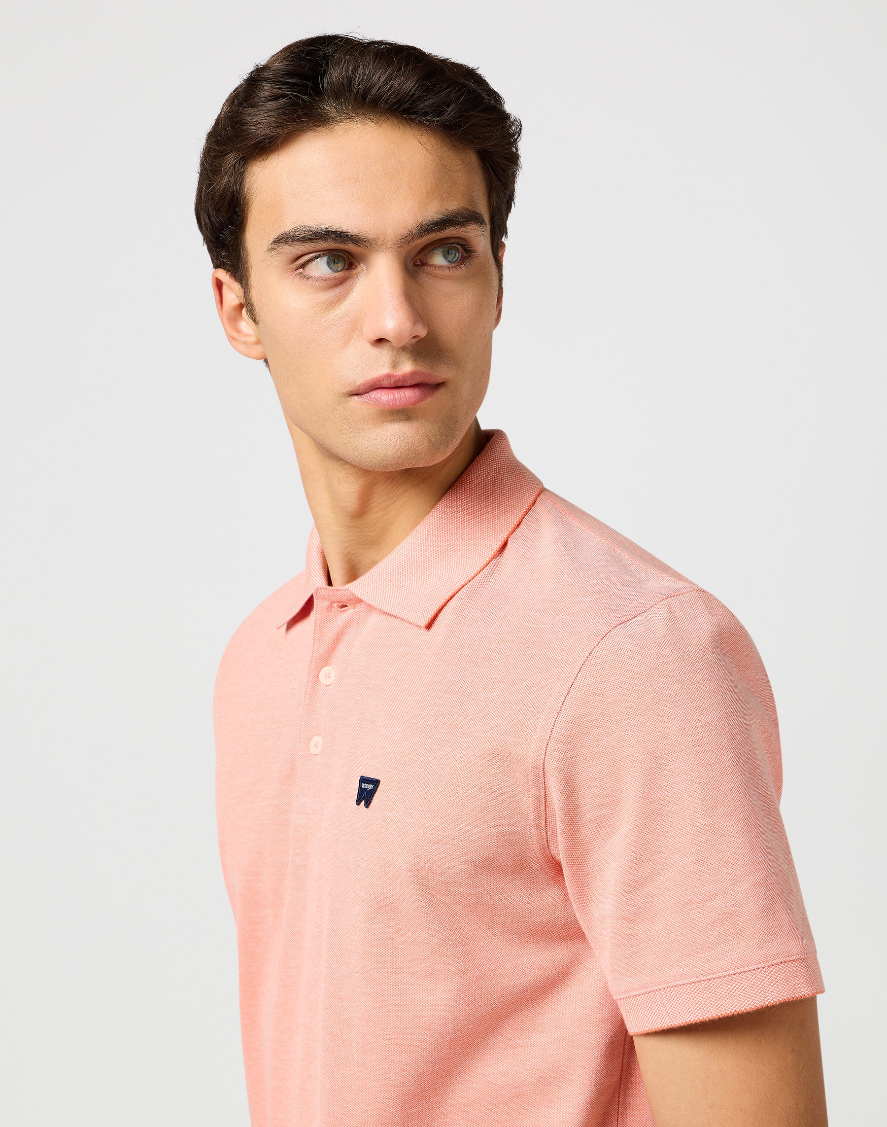 Refined Polo Shirt in Orange T-Shirts Wrangler