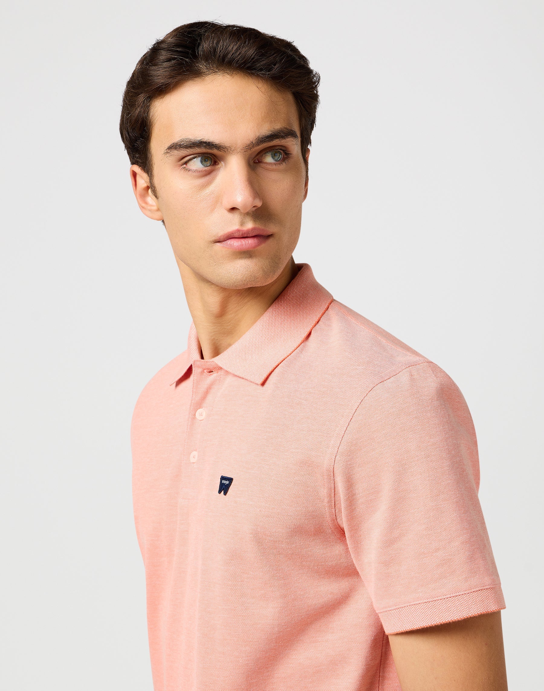 Refined Polo Shirt in Orange T-Shirts Wrangler