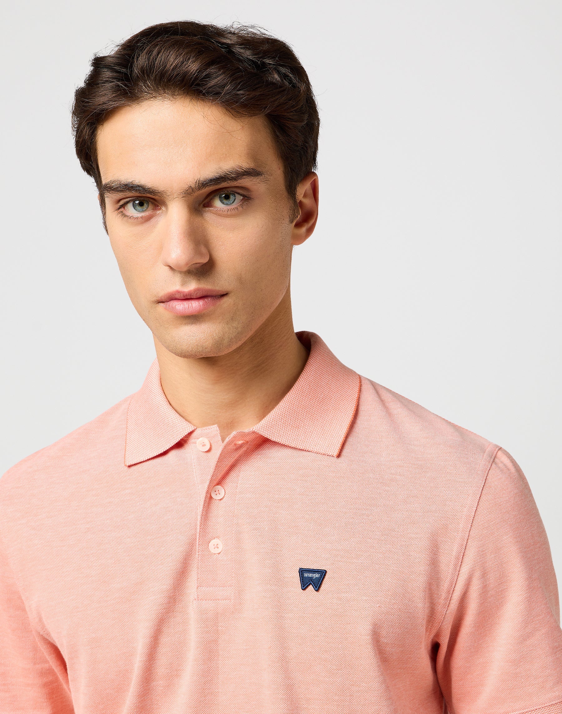 Refined Polo Shirt in Orange T-Shirts Wrangler