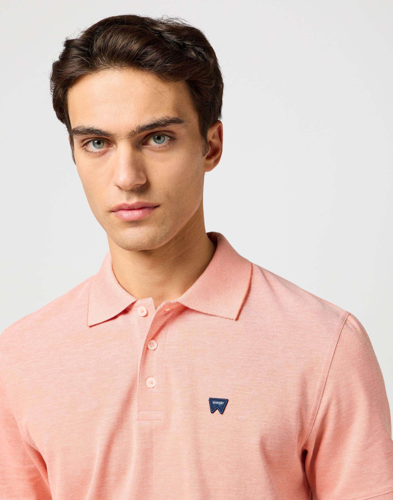 Refined Polo Shirt in Orange T-Shirts Wrangler