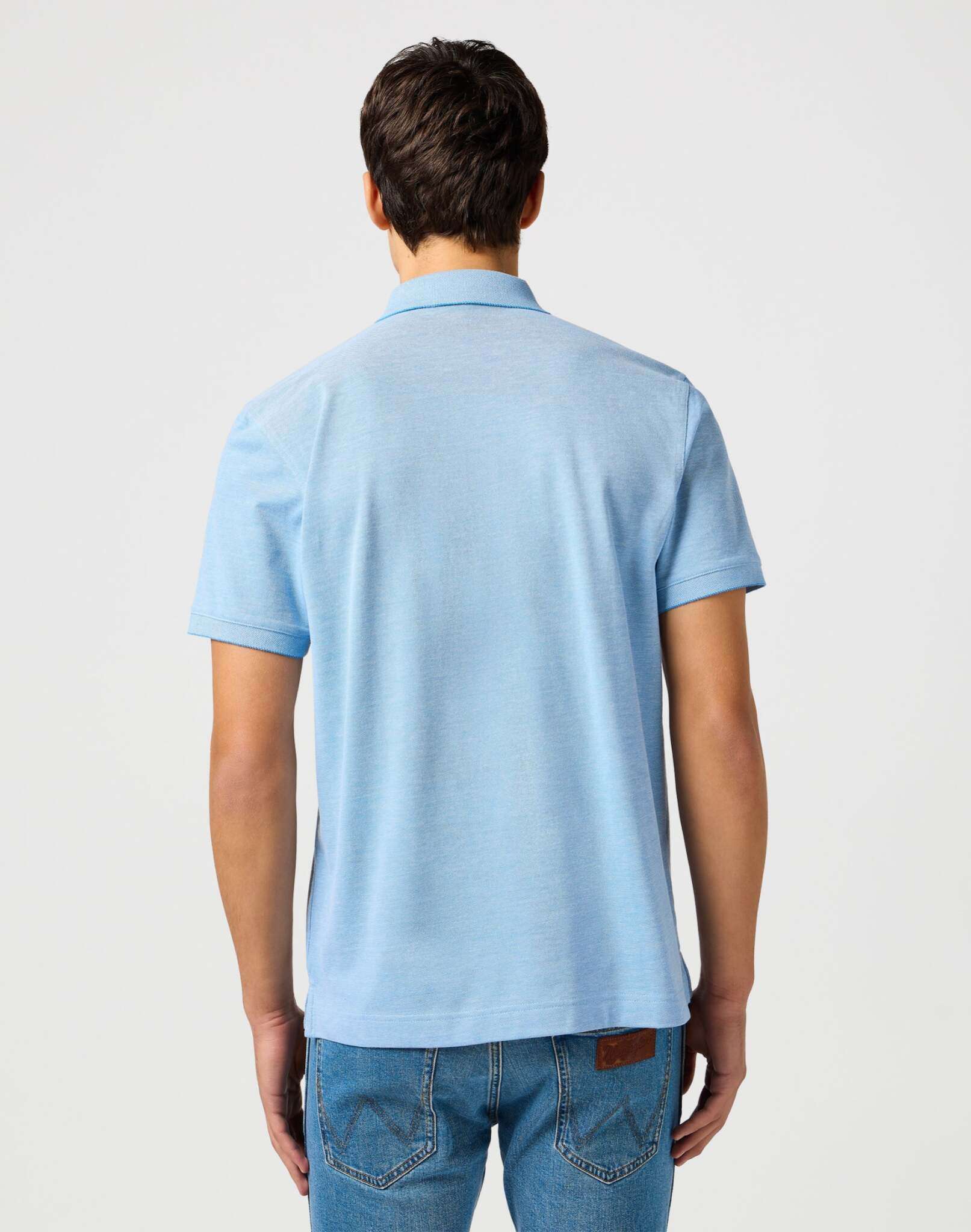 Refined Polo Shirt in Blue T-Shirts Wrangler