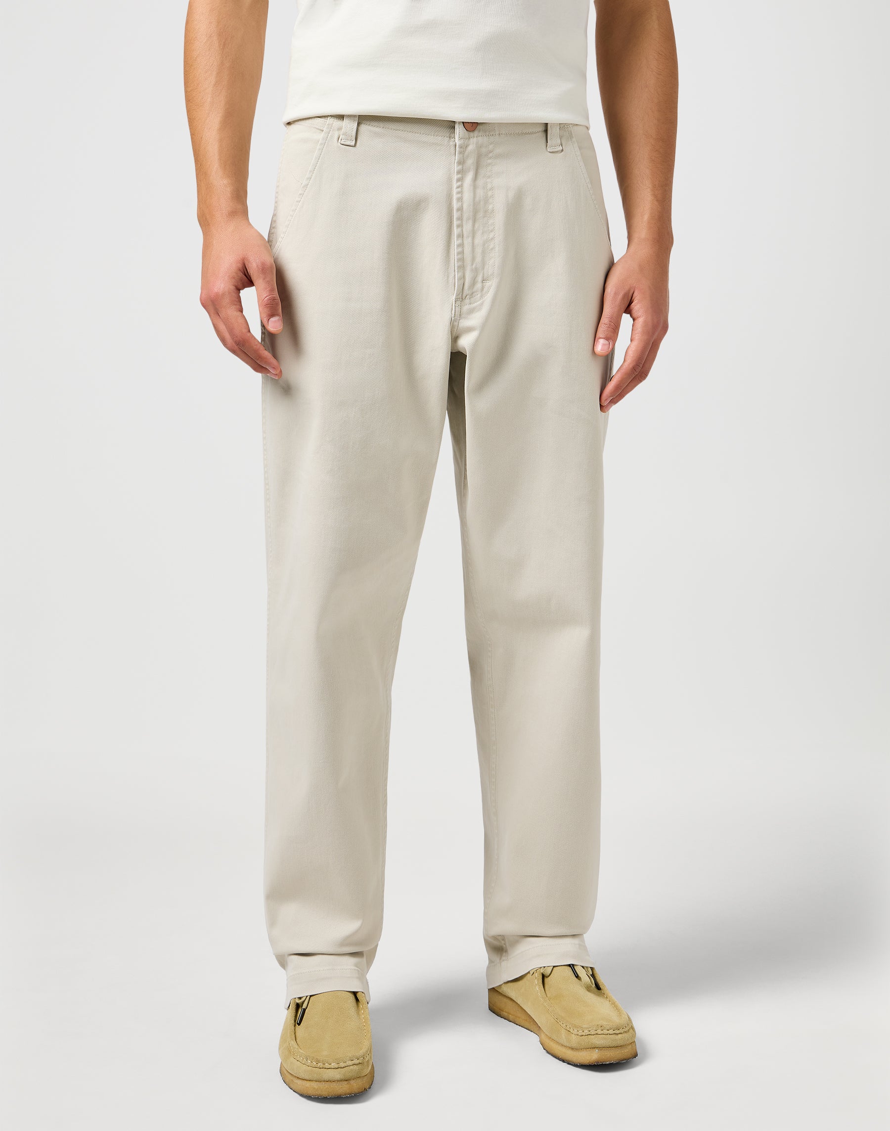 Casey Jones Rel Chino Pant in Pelican Hosen Wrangler