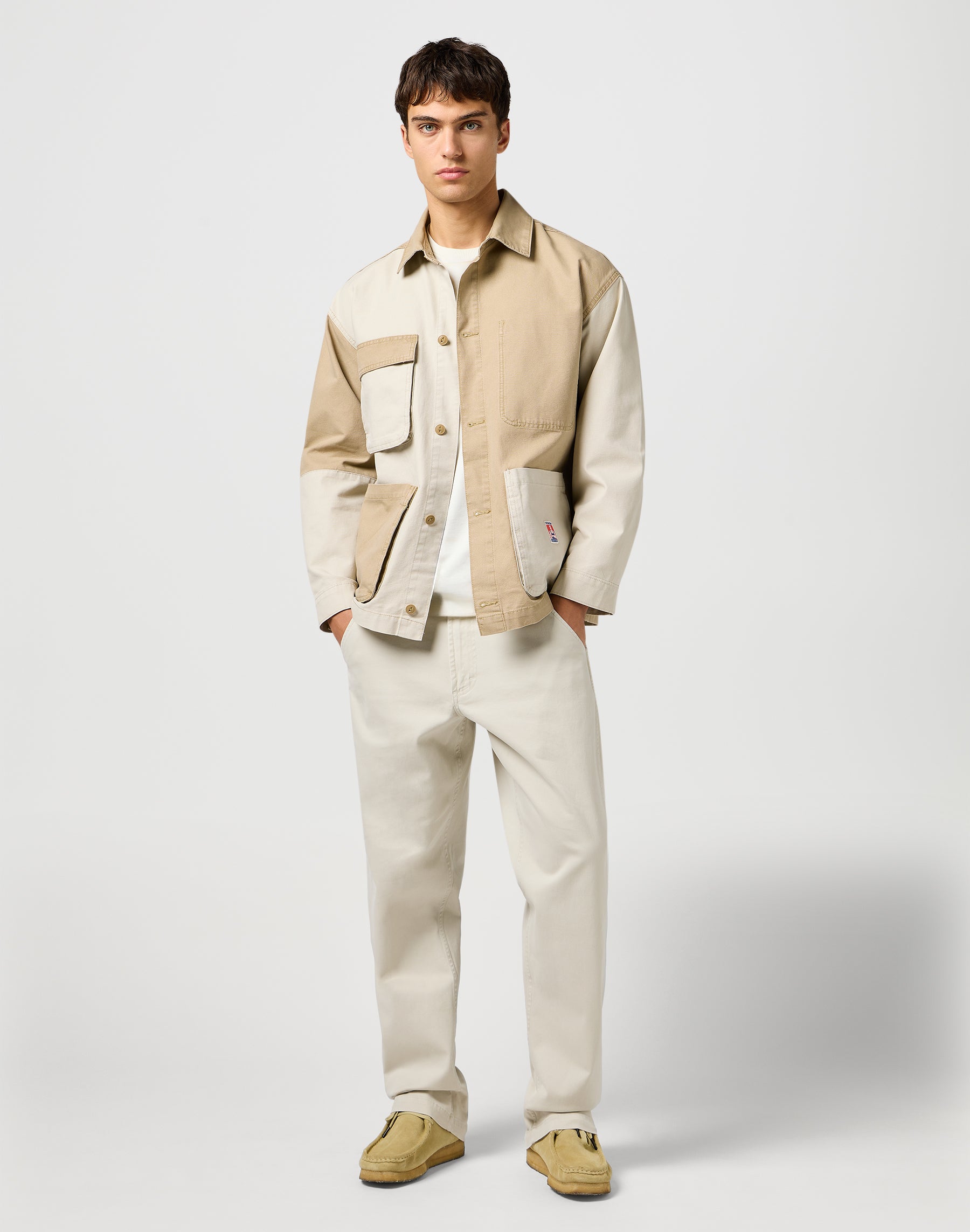 Casey Jones Rel Chino Pant in Pelican Hosen Wrangler