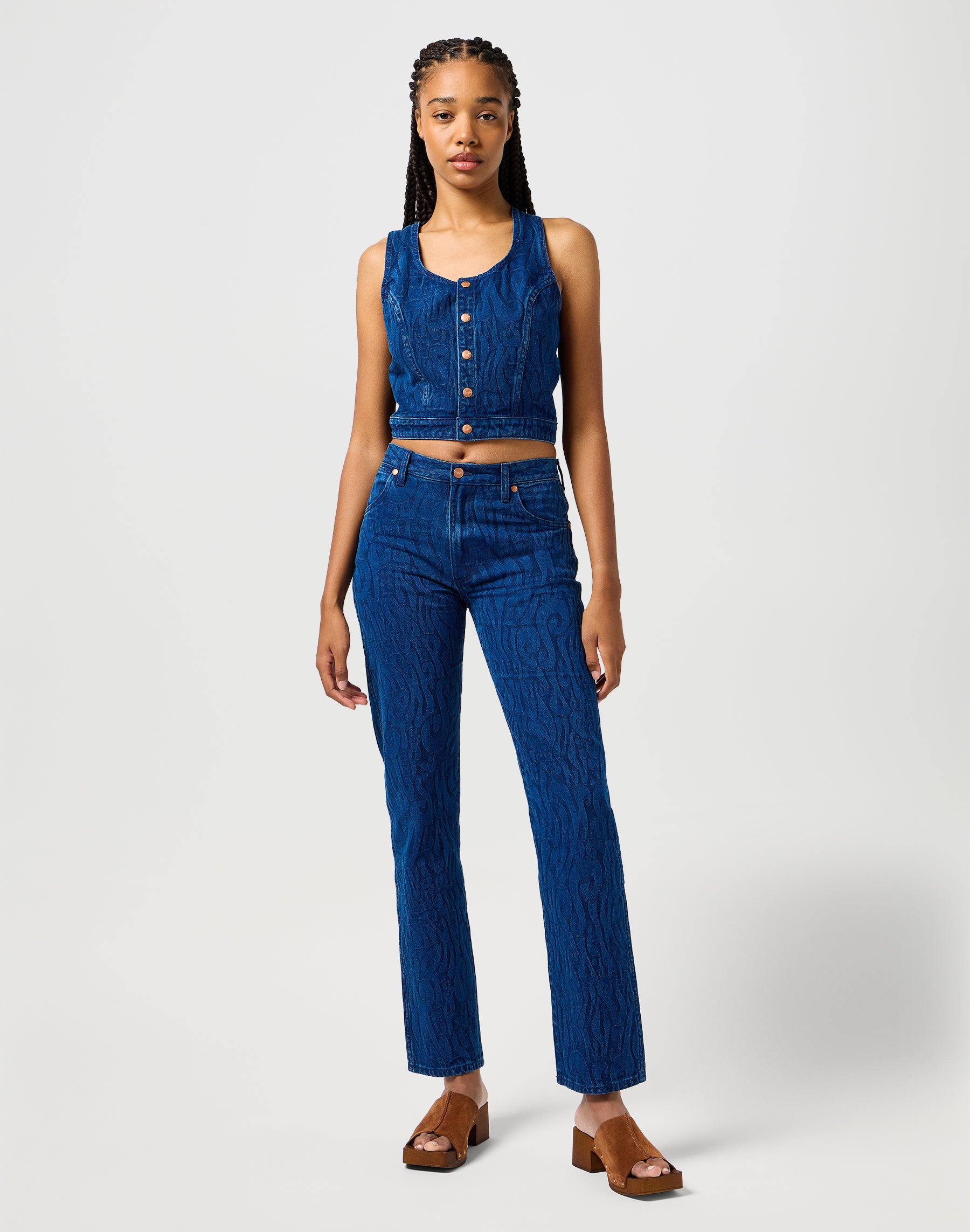 The Shirt in Groovy Jaquard Tops Wrangler