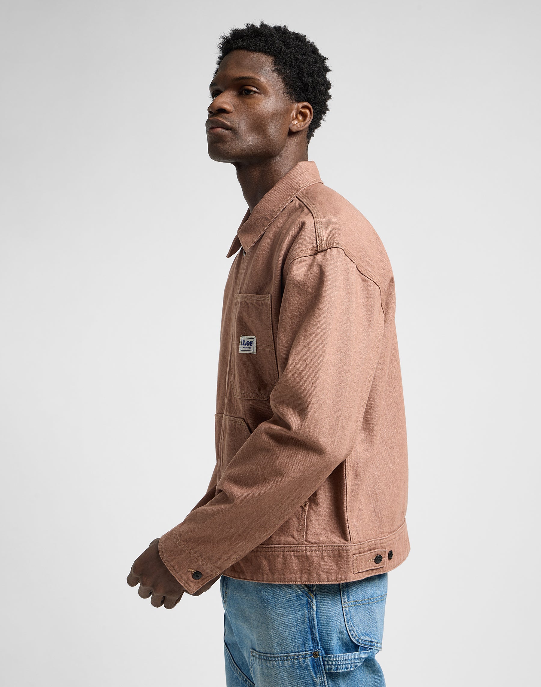 91W Workwear Jacket in Earth Clay Jacken Lee