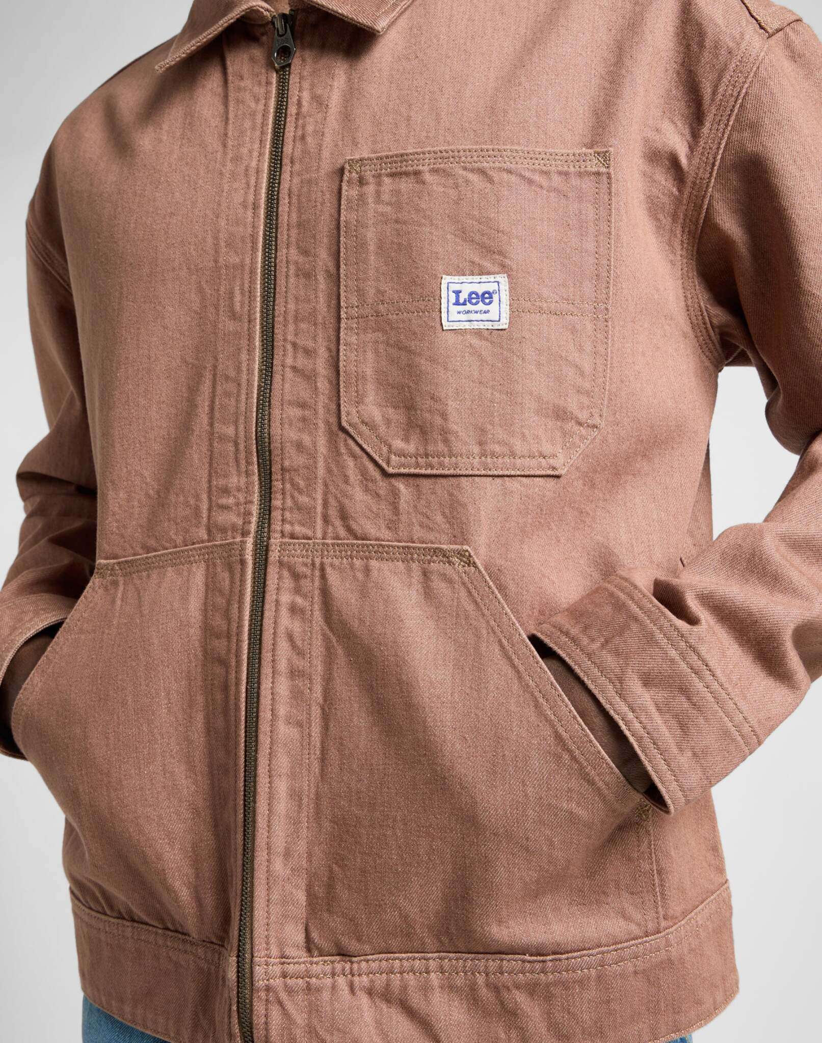 91W Workwear Jacket in Earth Clay Jacken Lee