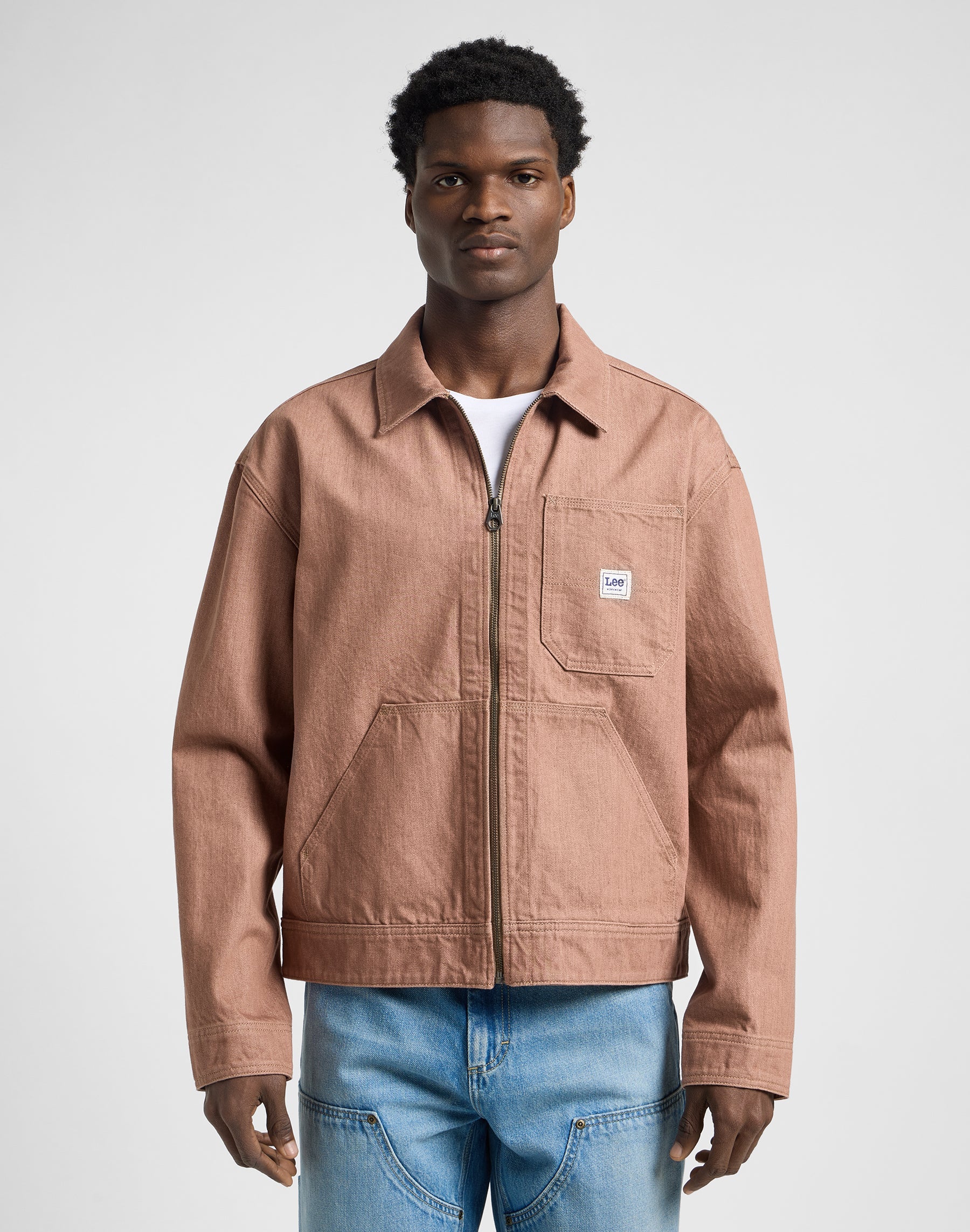 91W Workwear Jacket in Earth Clay Jacken Lee