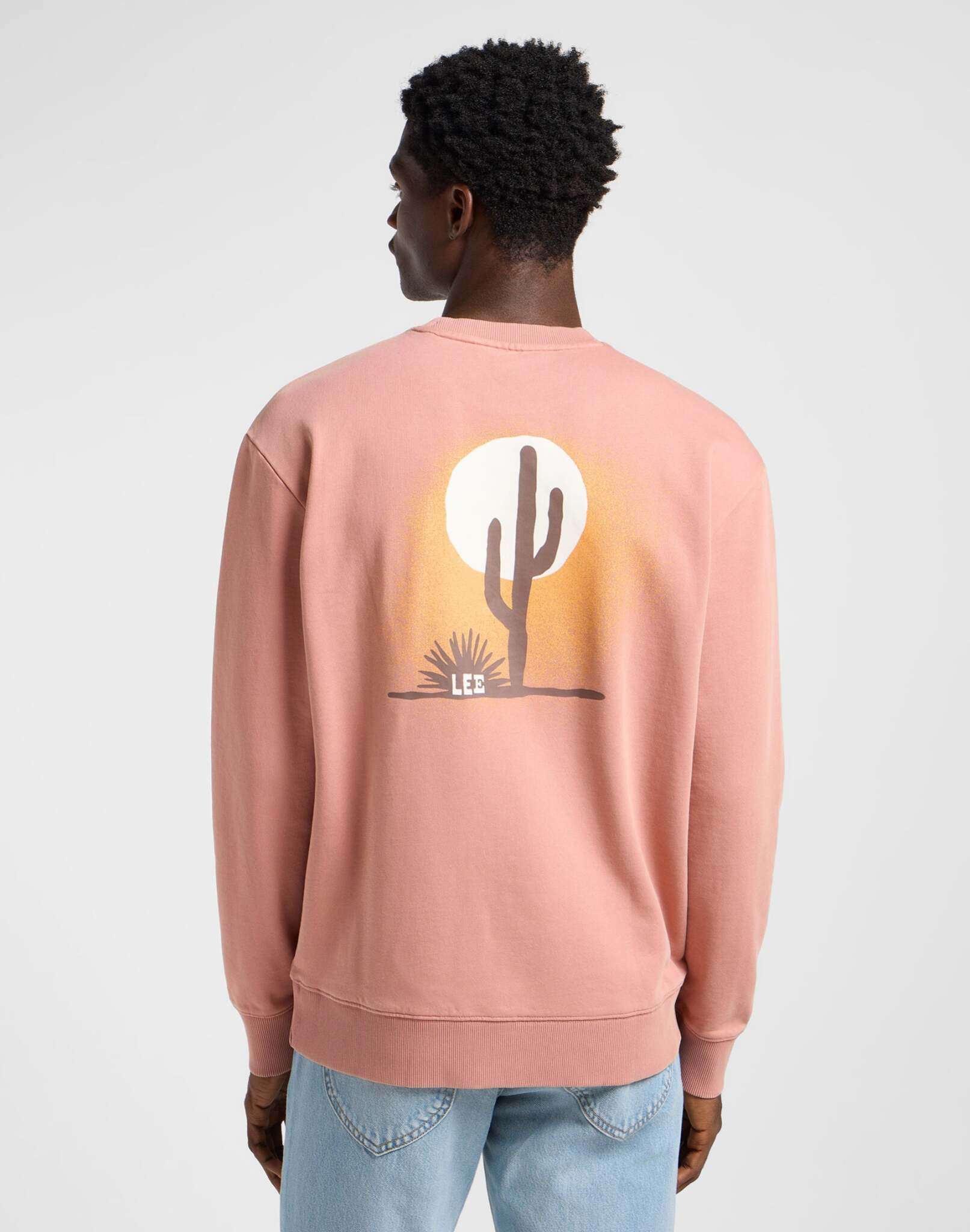 Regular Graphic Sws in Sepia Sweatshirts Lee