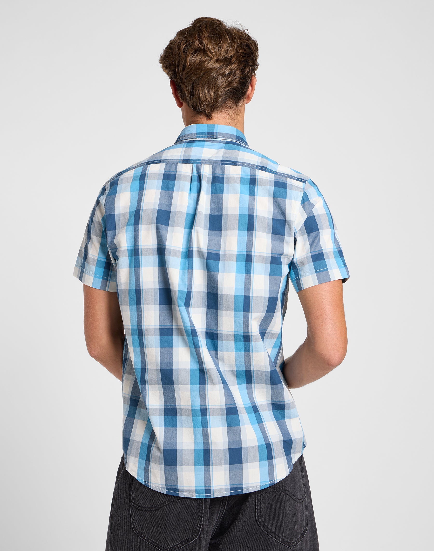 Lee Button Down Ss in Orion Hemden Lee