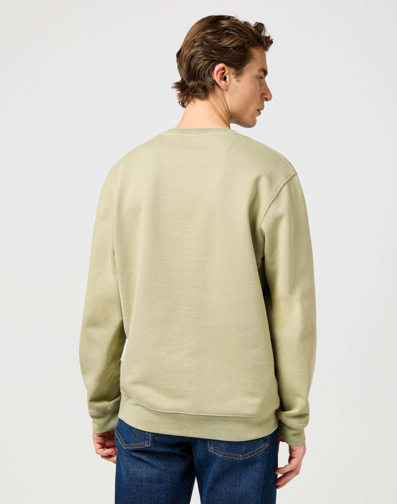 Small Logo Crew in Tea Sweatshirts Wrangler