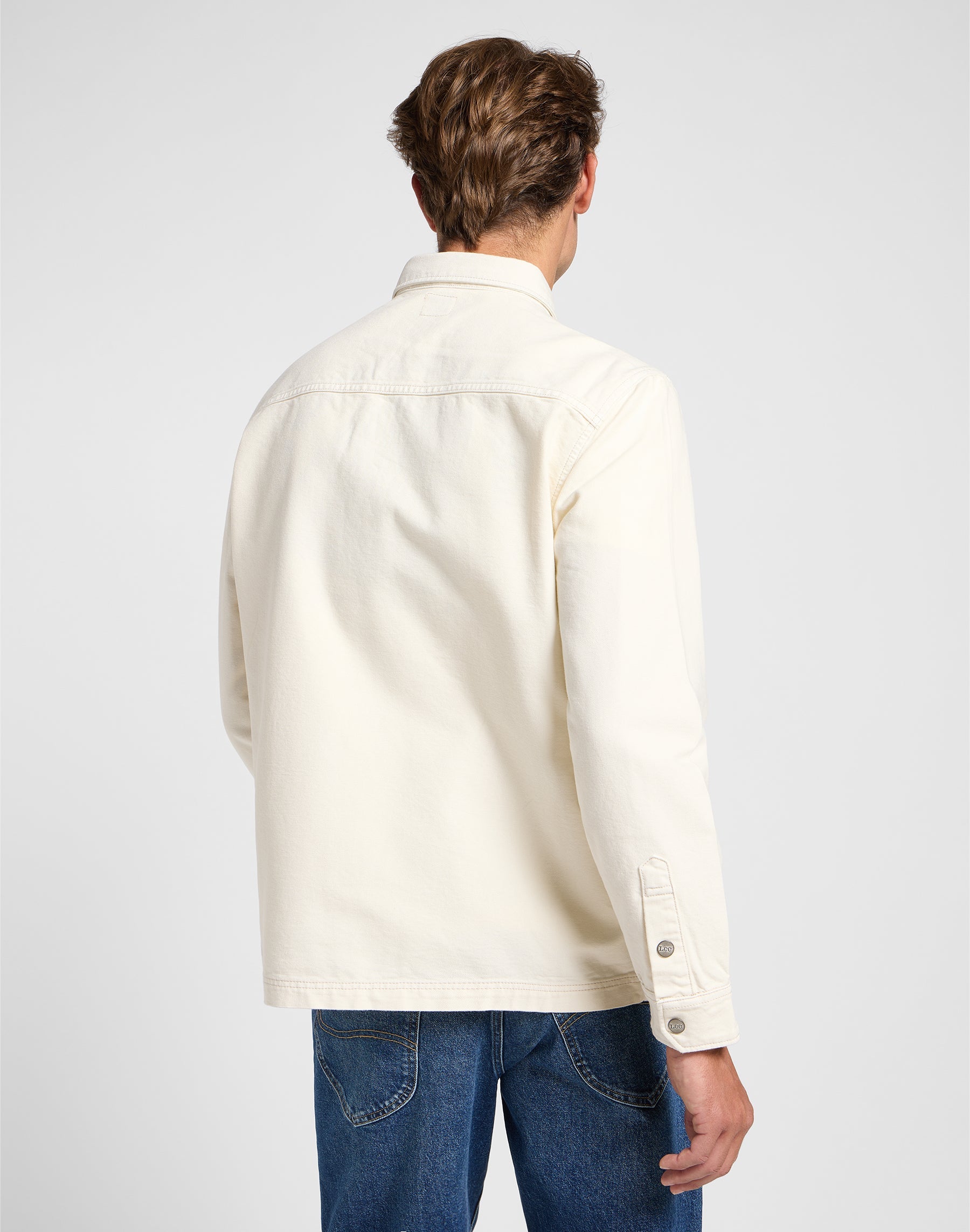 Workwear Overshirt in Ecru Hemden Lee