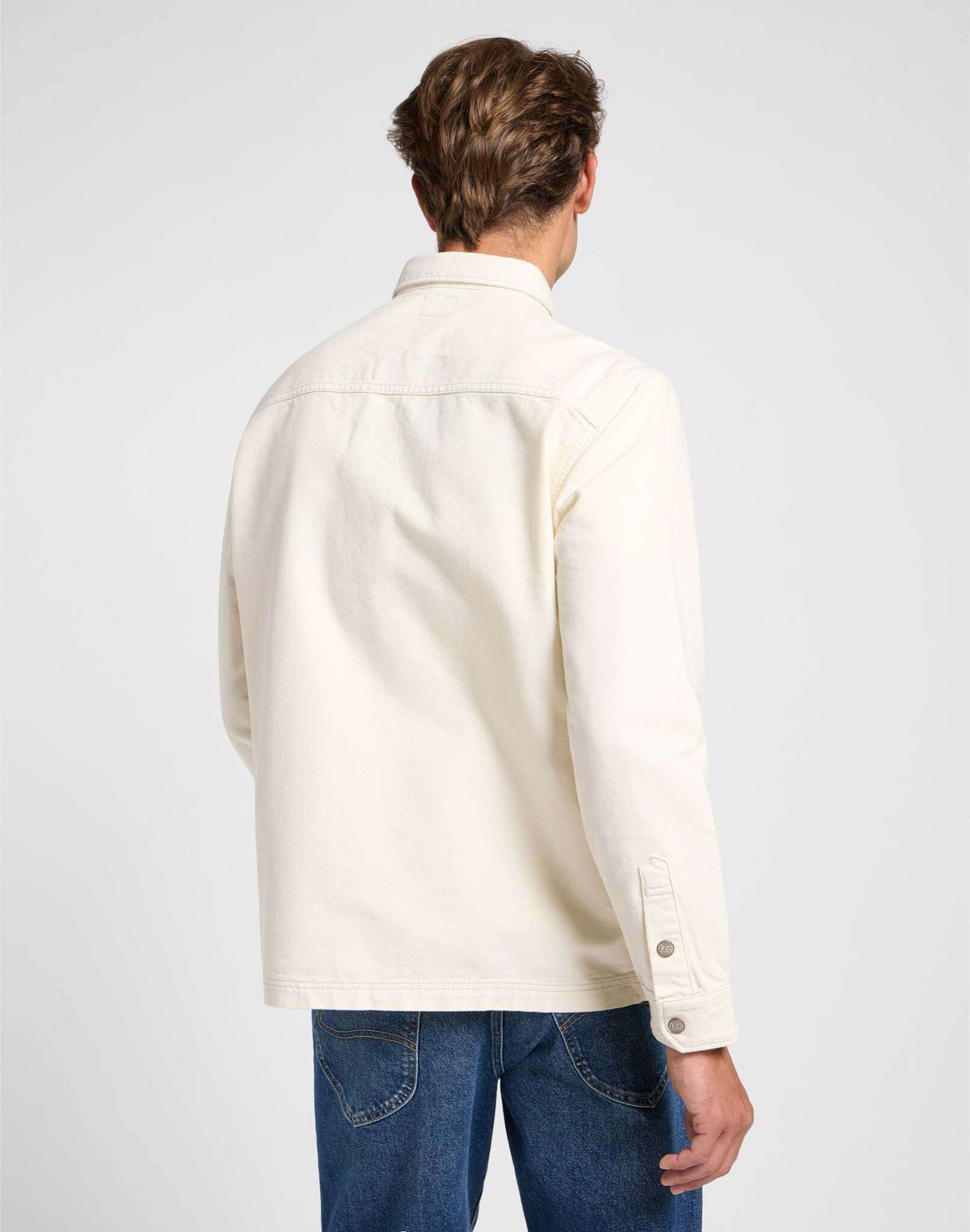 Workwear Overshirt in Ecru Hemden Lee