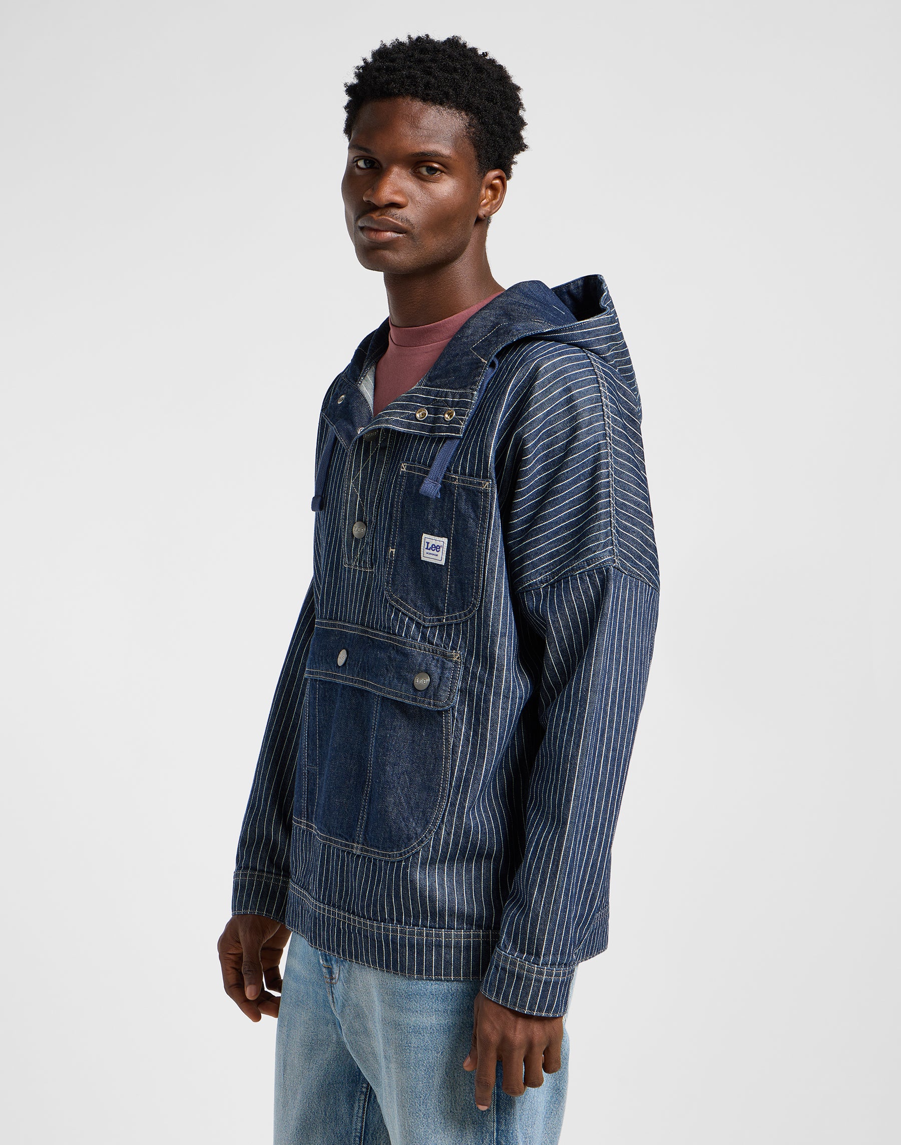 Denim Anorak in Lake Edge Jacken Lee