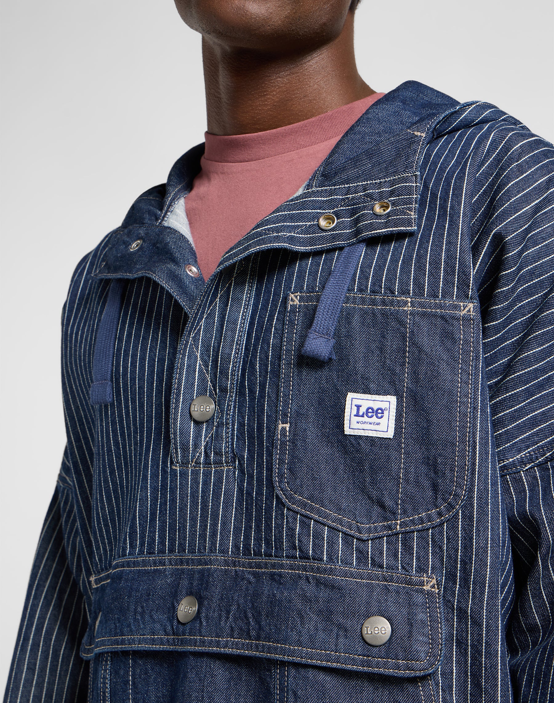 Denim Anorak in Lake Edge Jacken Lee