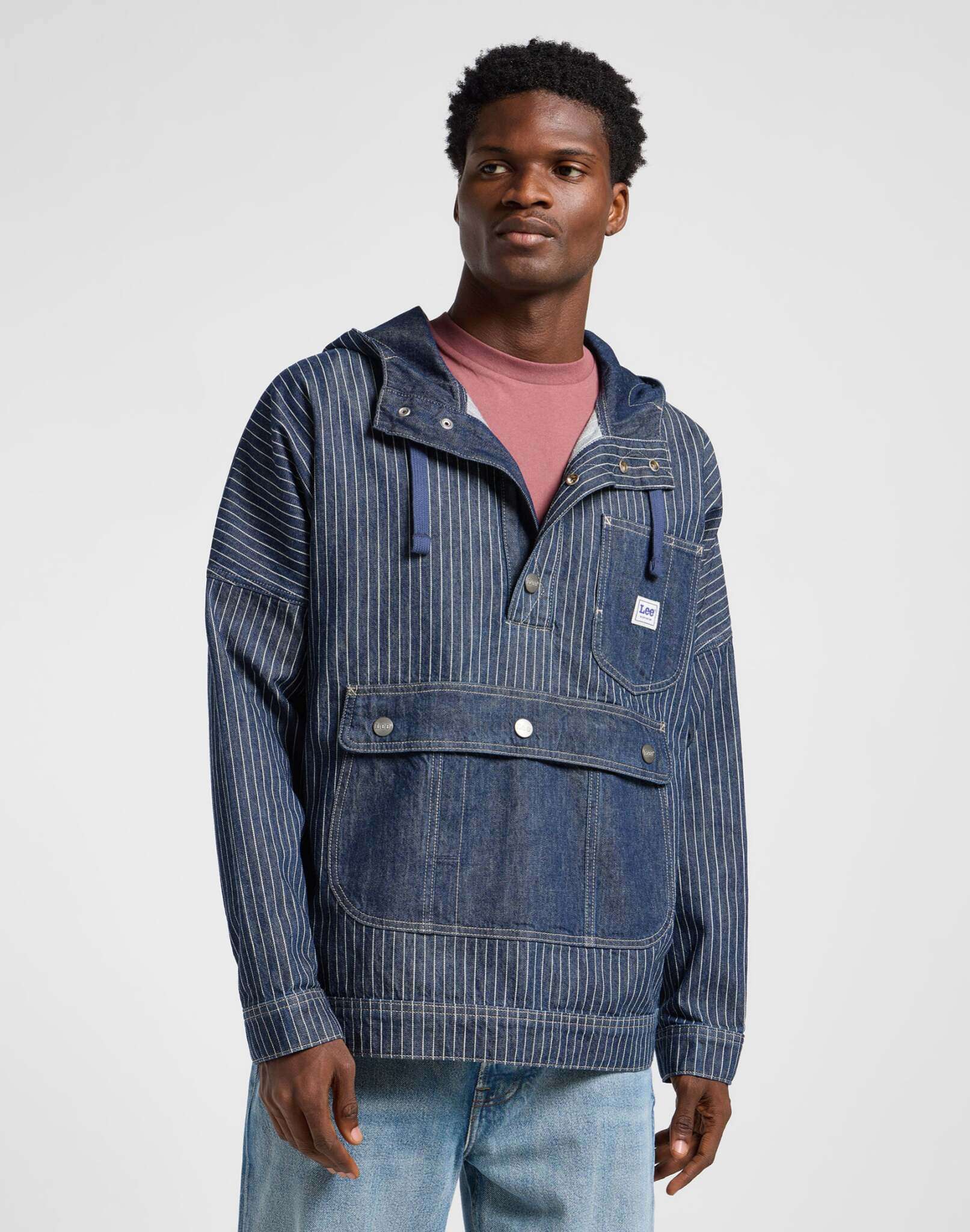 Denim Anorak in Lake Edge Jacken Lee