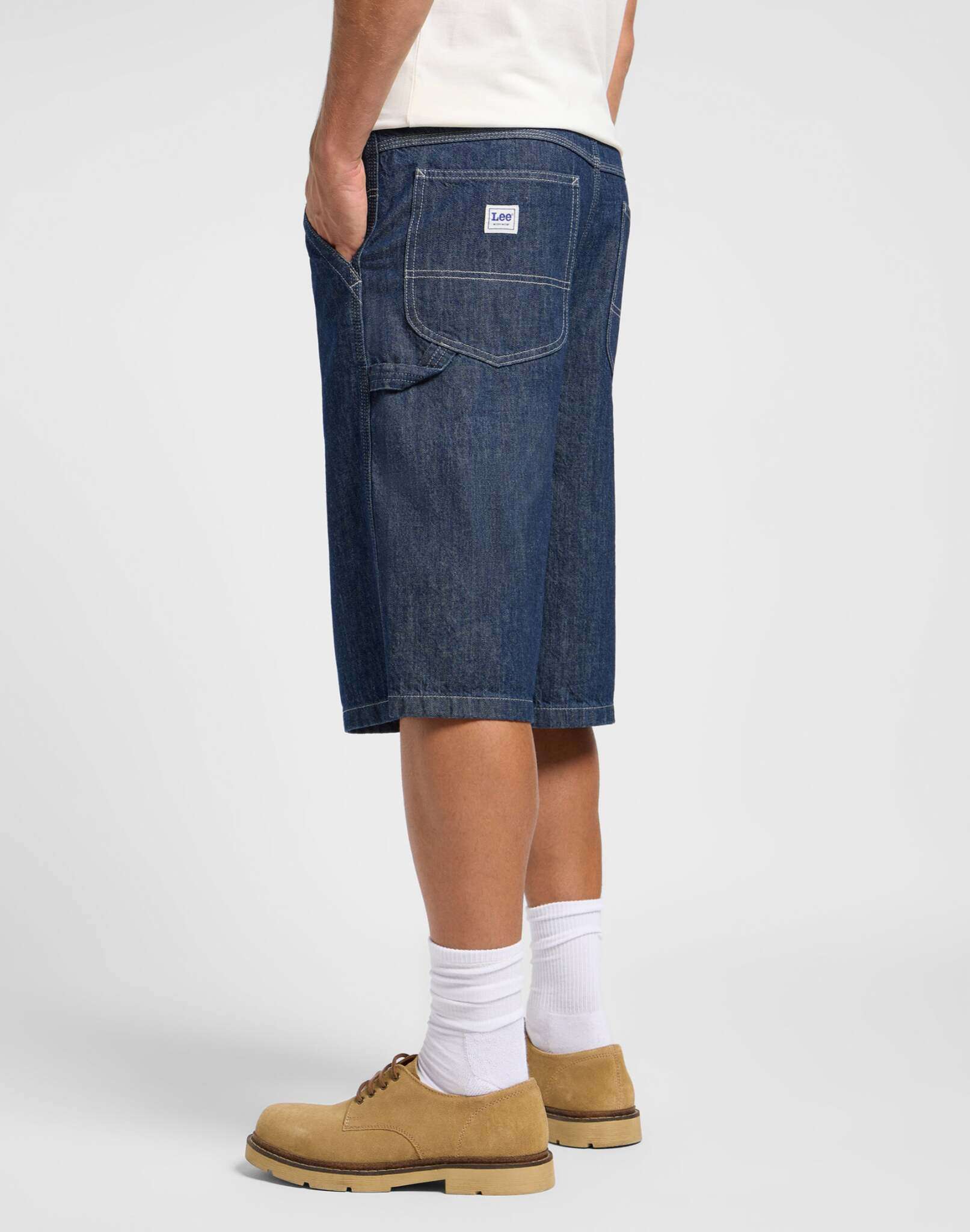 Carpenter Skater Short in Rinse Jeansshorts Lee