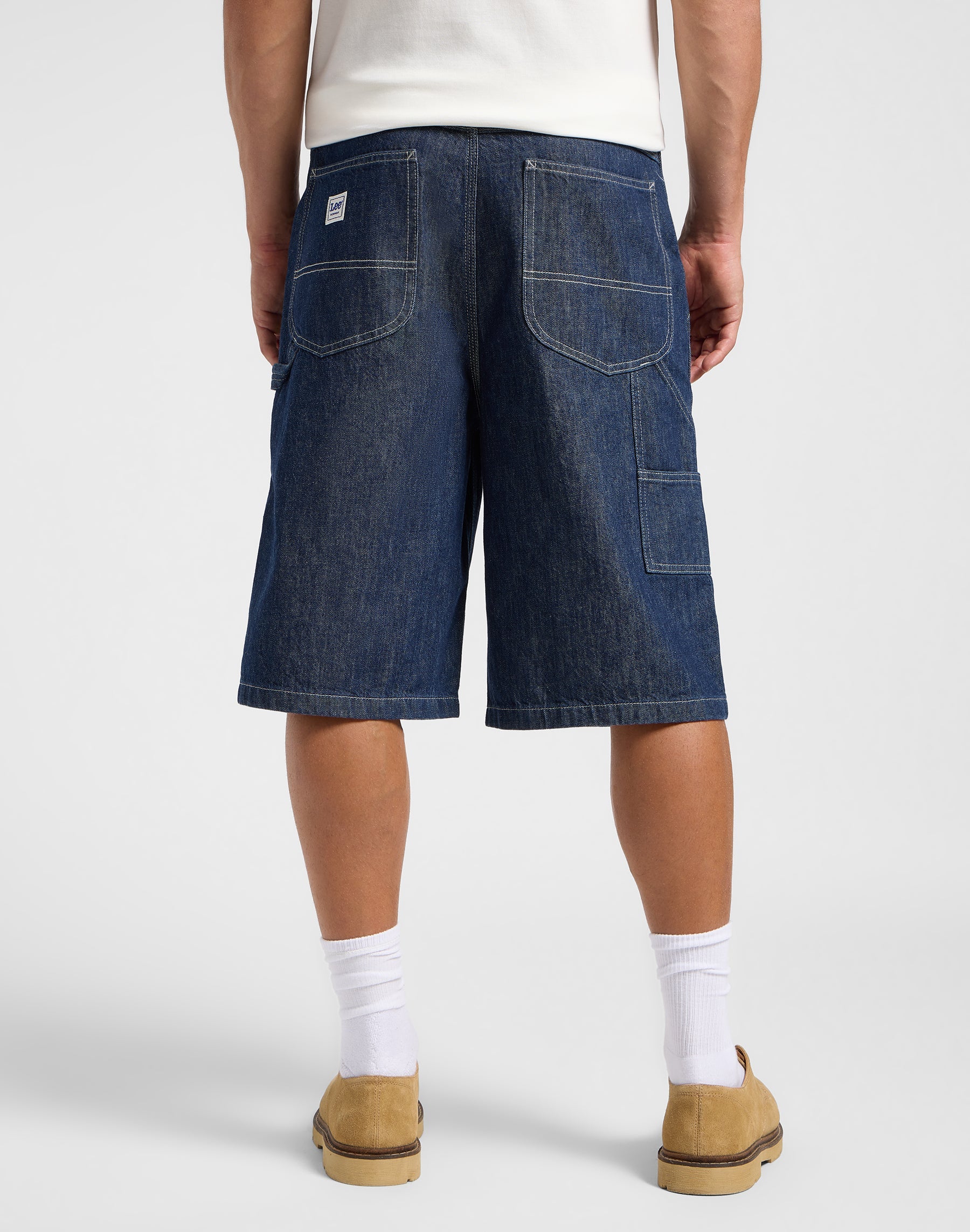 Carpenter Skater Short in Rinse Jeansshorts Lee